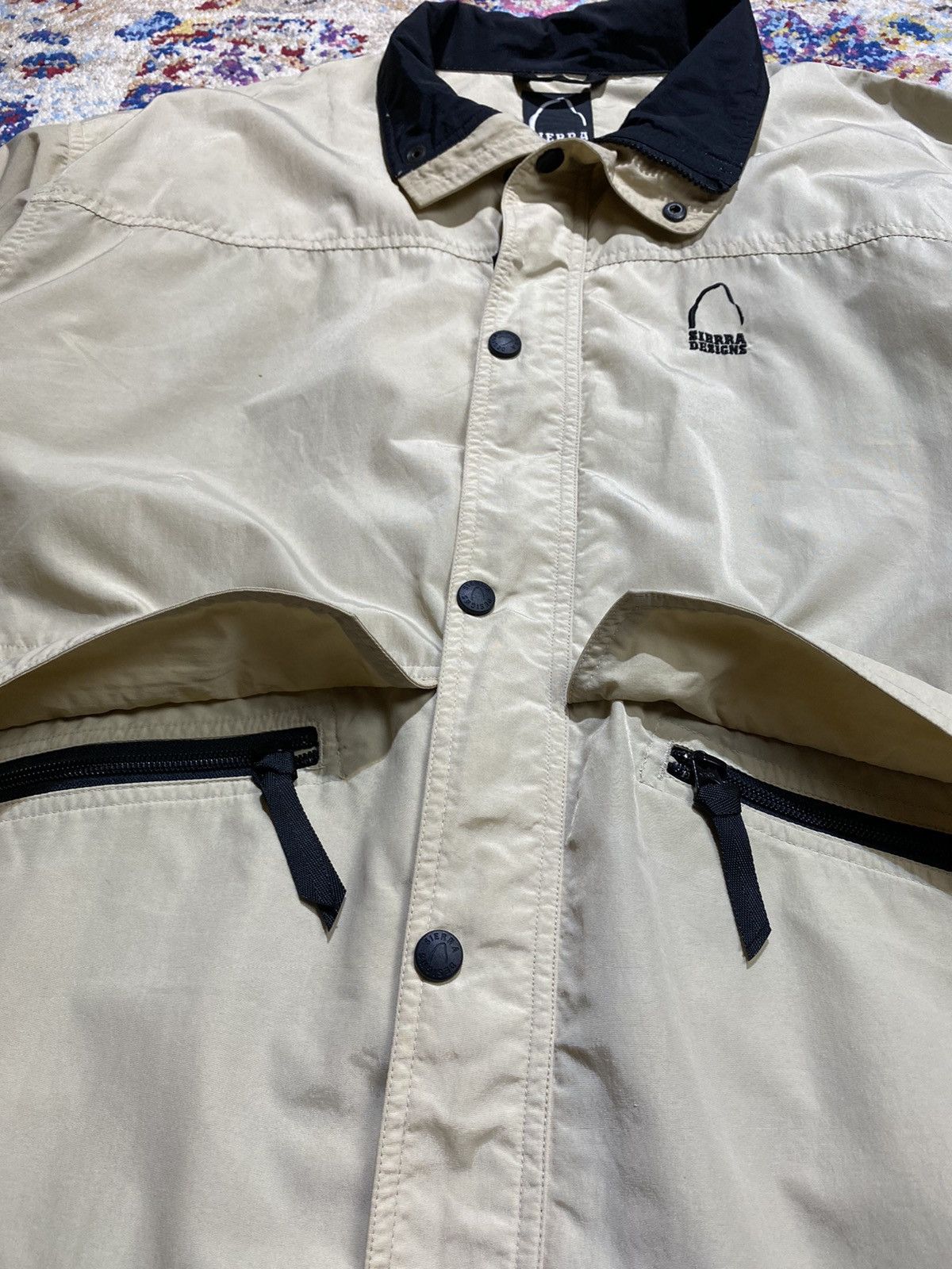 Sierra Designs × Vintage VTG 90S SIERRA DESIGN NYLON OG LIGHT COACH JACKET Size US L / EU 52-54 / 3 - 9 Thumbnail