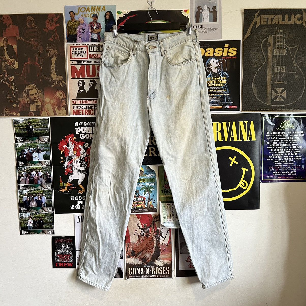 Levi's Vintage Levi’s 636 Japanese Washed Blue Denim Size US 31 - 1 Thumbnail
