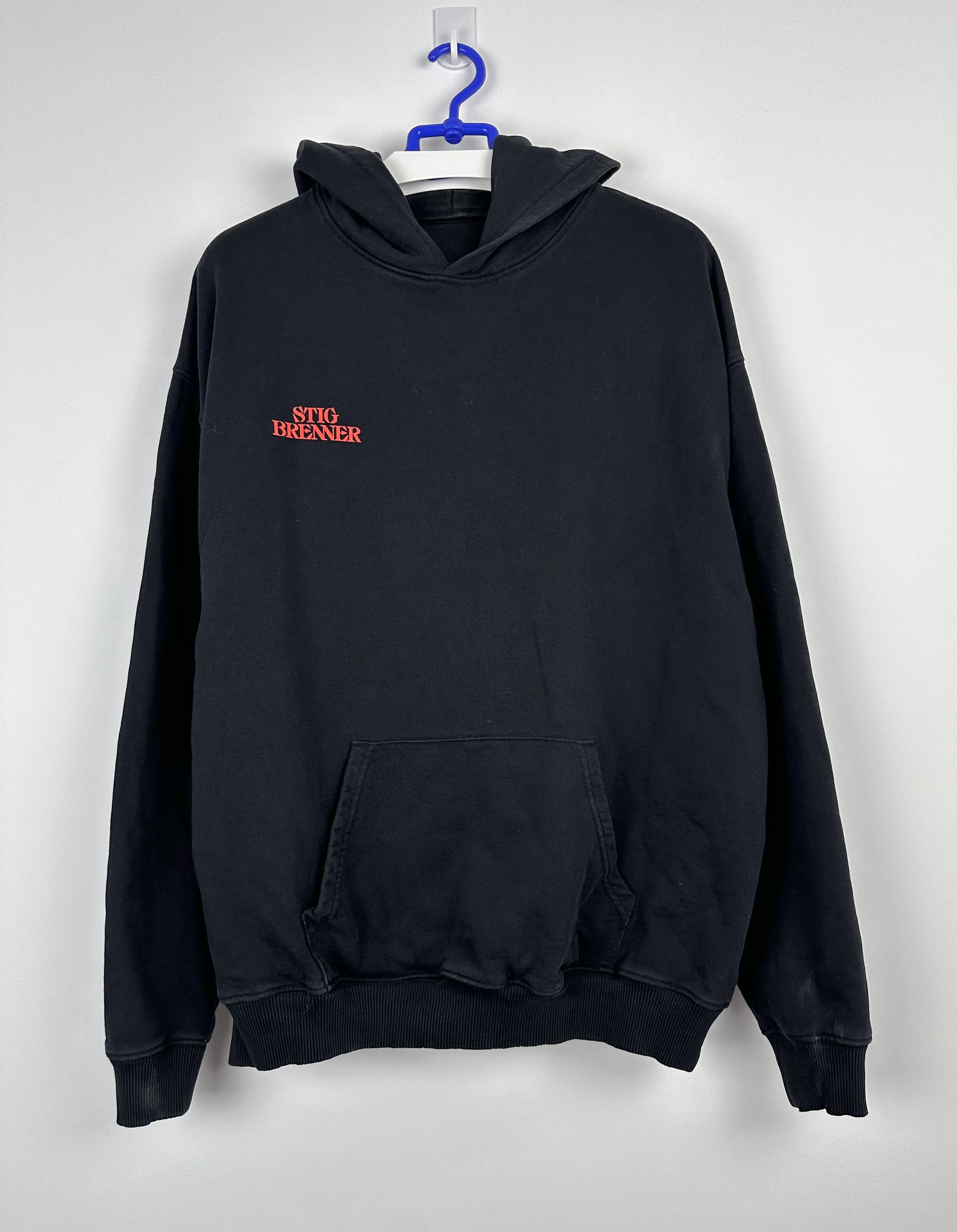 Vintage STIG BRENNER RAP hoodie boxy Size US XL / EU 56 / 4 - 5 Thumbnail