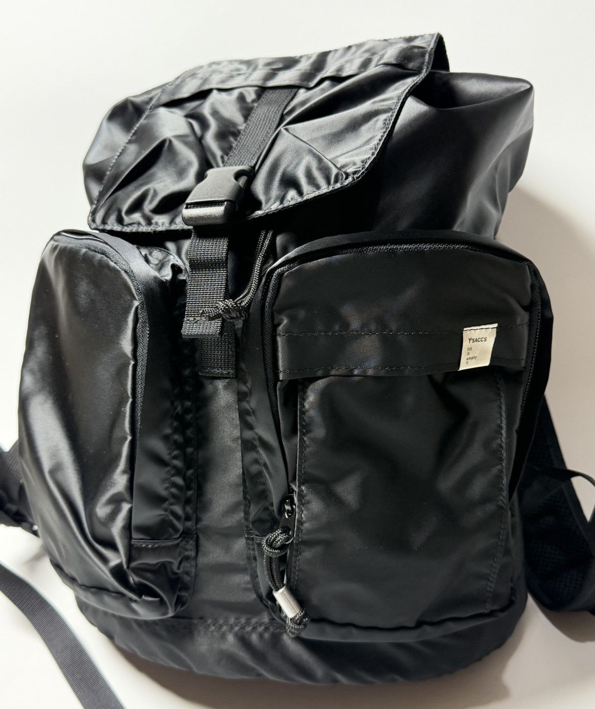 Yohji Yamamoto Yohji Yamamoto - Y’saccs Nylon Tactical Backpack Size ONE SIZE - 2 Thumbnail