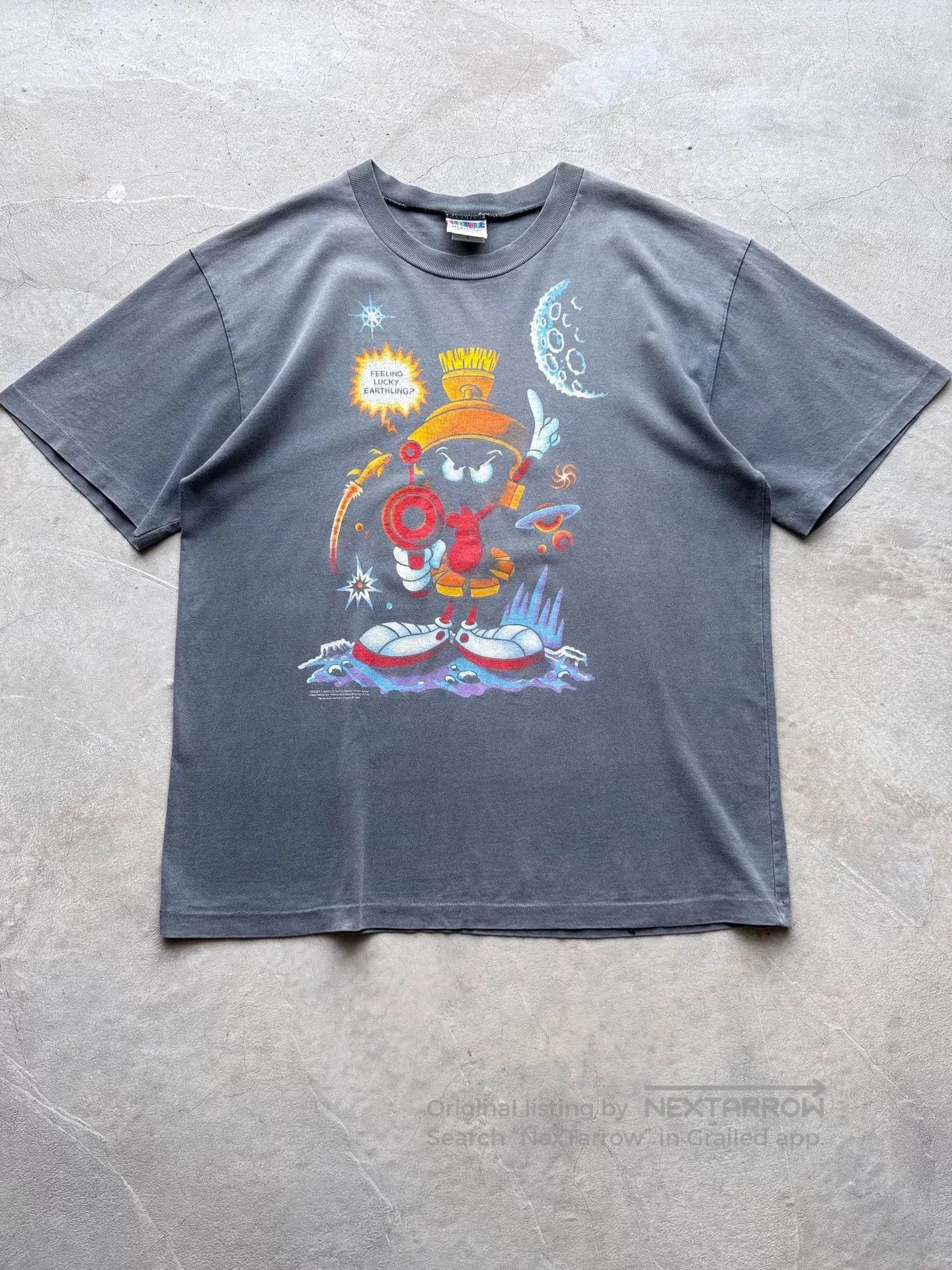 Vintage Vintage 90s Marvin The Martian T. Size US L / EU 52-54 / 3 - 1 Thumbnail