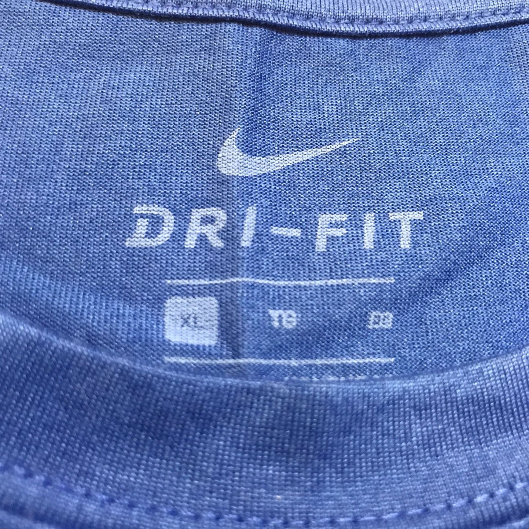 Nike Nike Pro Combat Dri-FIT Shirt Mens XL Blue Running Sports Athletic Swoosh Logo Size US XL / EU 56 / 4 - 3 Thumbnail
