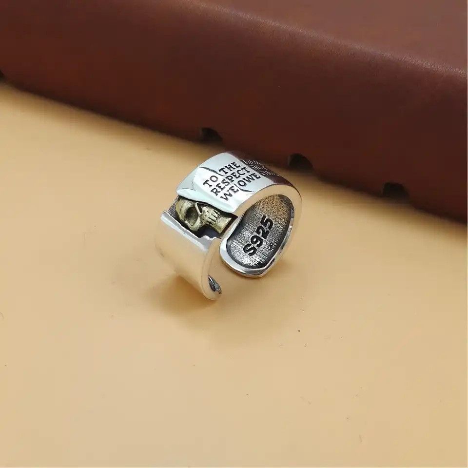 Vintage 925 Sterling Silver Rings Size ONE SIZE - 3 Thumbnail