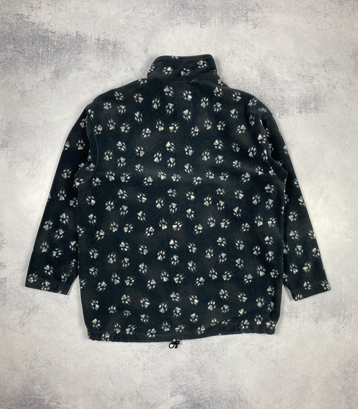 Jack Wolfskin Vintage Jack Wolfskin Polarsystem Paw Prints Fleece Jacket Size US M / EU 48-50 / 2 - 9 Thumbnail