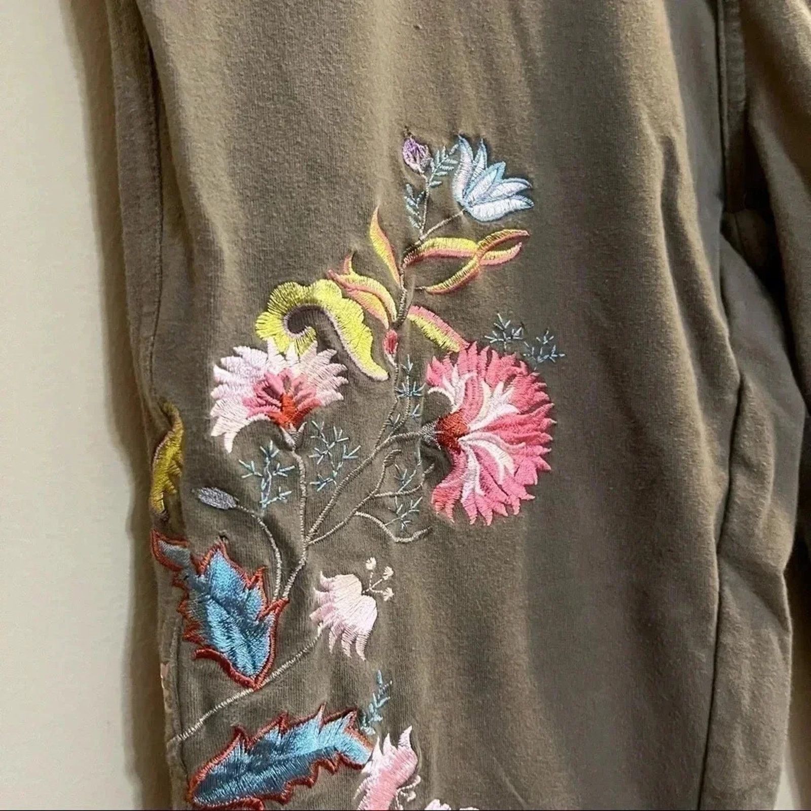 Other MATILDA JANE Camp Scouts Honor Pants Sz L Embroidered Size 30" / US 8 / IT 44 - 3 Thumbnail