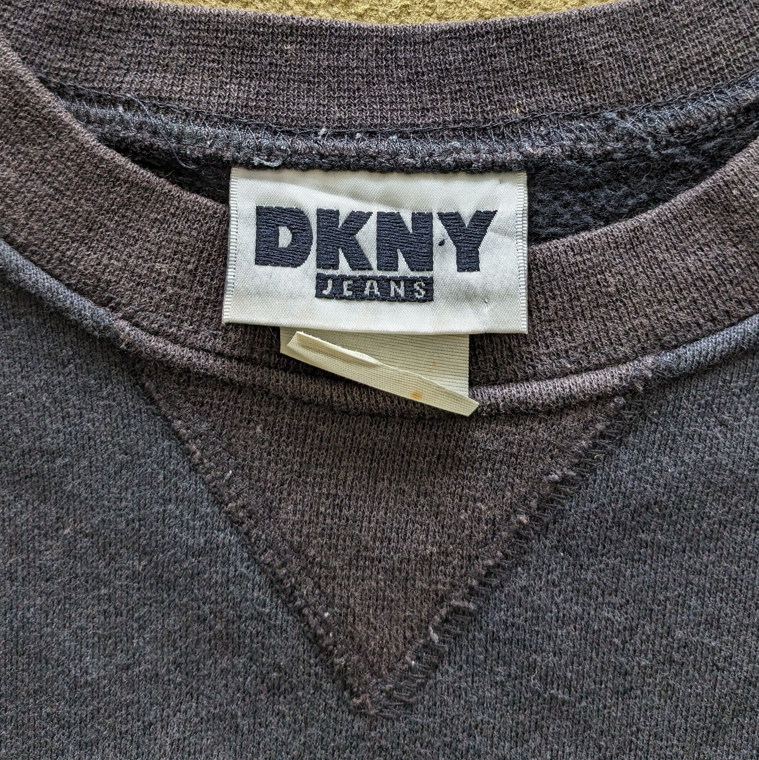 DKNY Vintage DKNY JEANS Big Logo Sweatshirt Size US XL / EU 56 / 4 - 6 Thumbnail