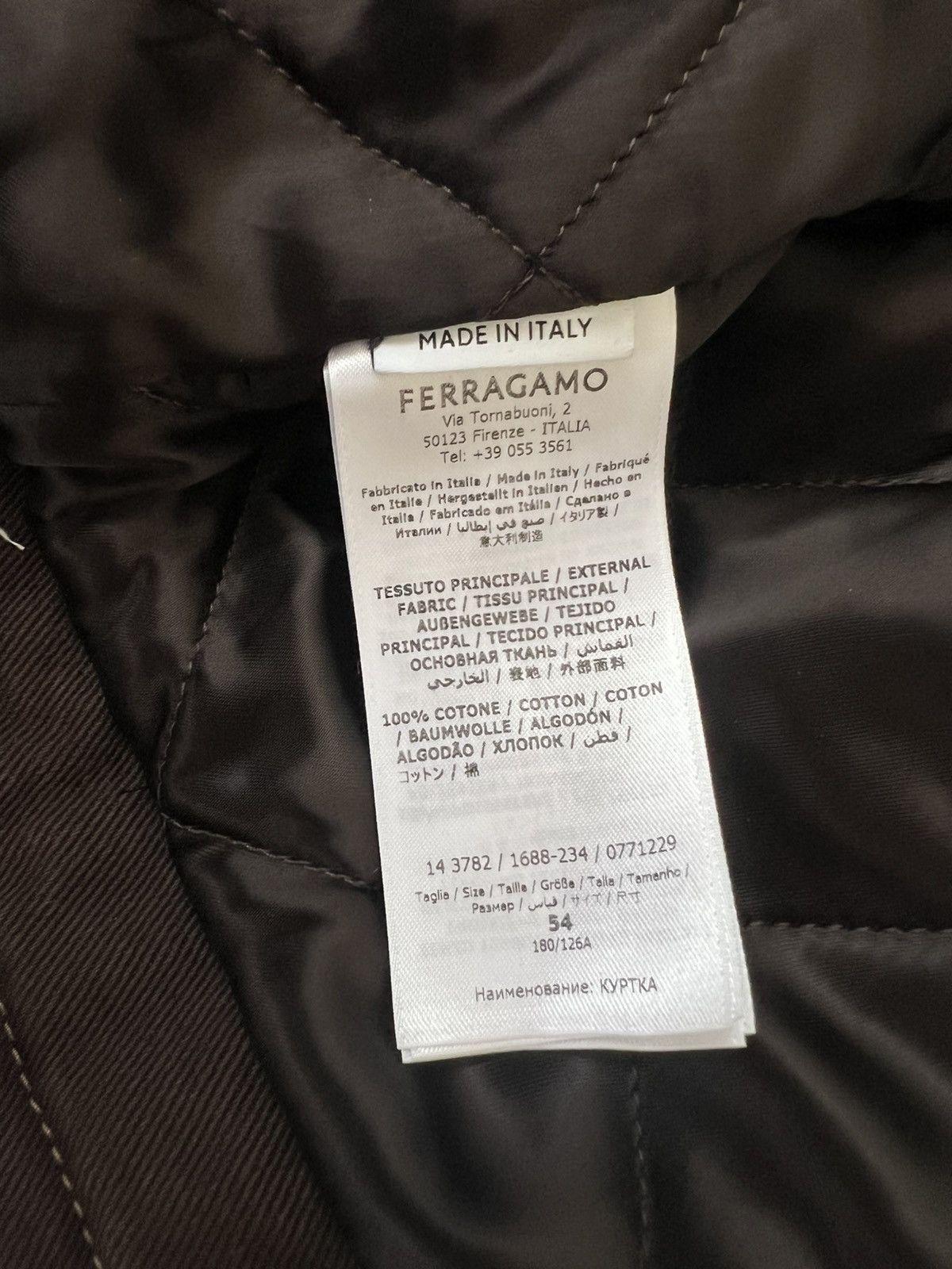 Salvatore Ferragamo $3.2K VALUE Padded Denim Blouson Jacket Size US XL / EU 56 / 4 - 9 Thumbnail