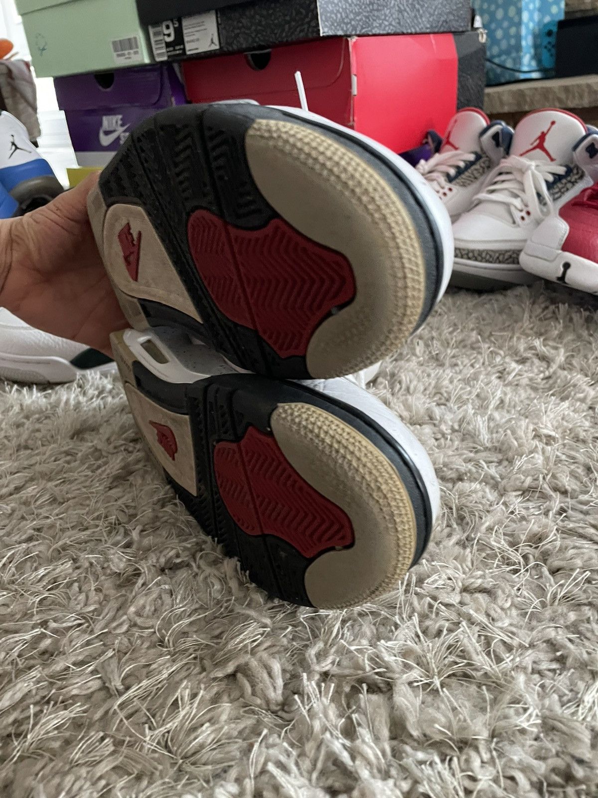 Jordan Brand Jordan 4 White Cement 2016 Size US 10 / EU 43 - 9 Thumbnail