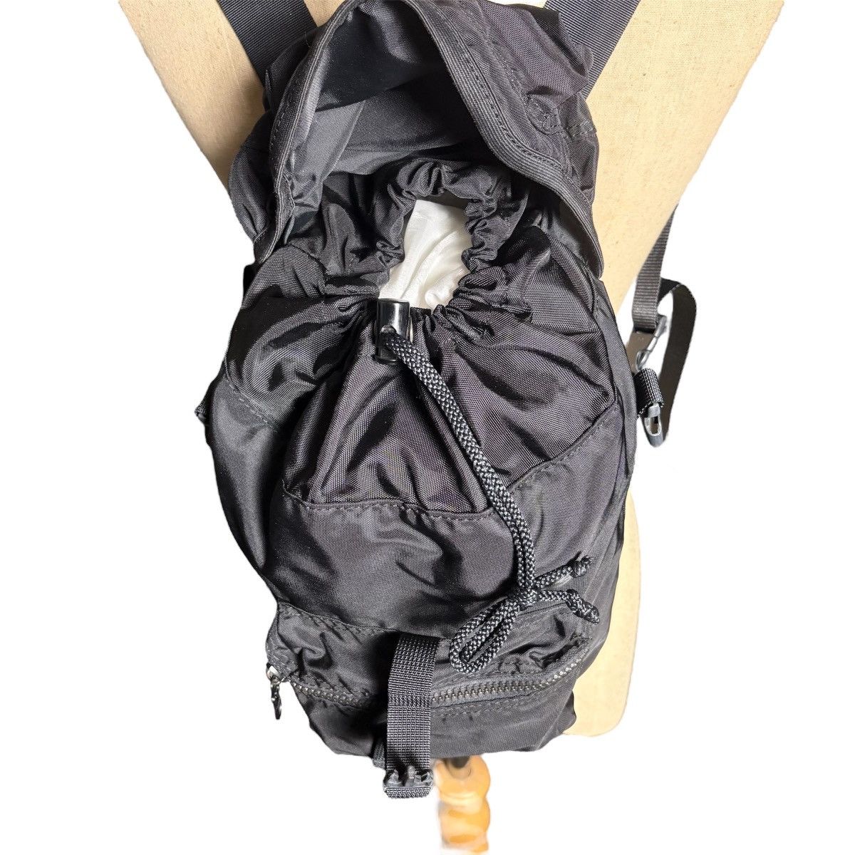 Y's × Yohji Yamamoto Yohji Yamamoto Y’saccs Pour Homme Black Nylon Backpack Size ONE SIZE - 5 Thumbnail