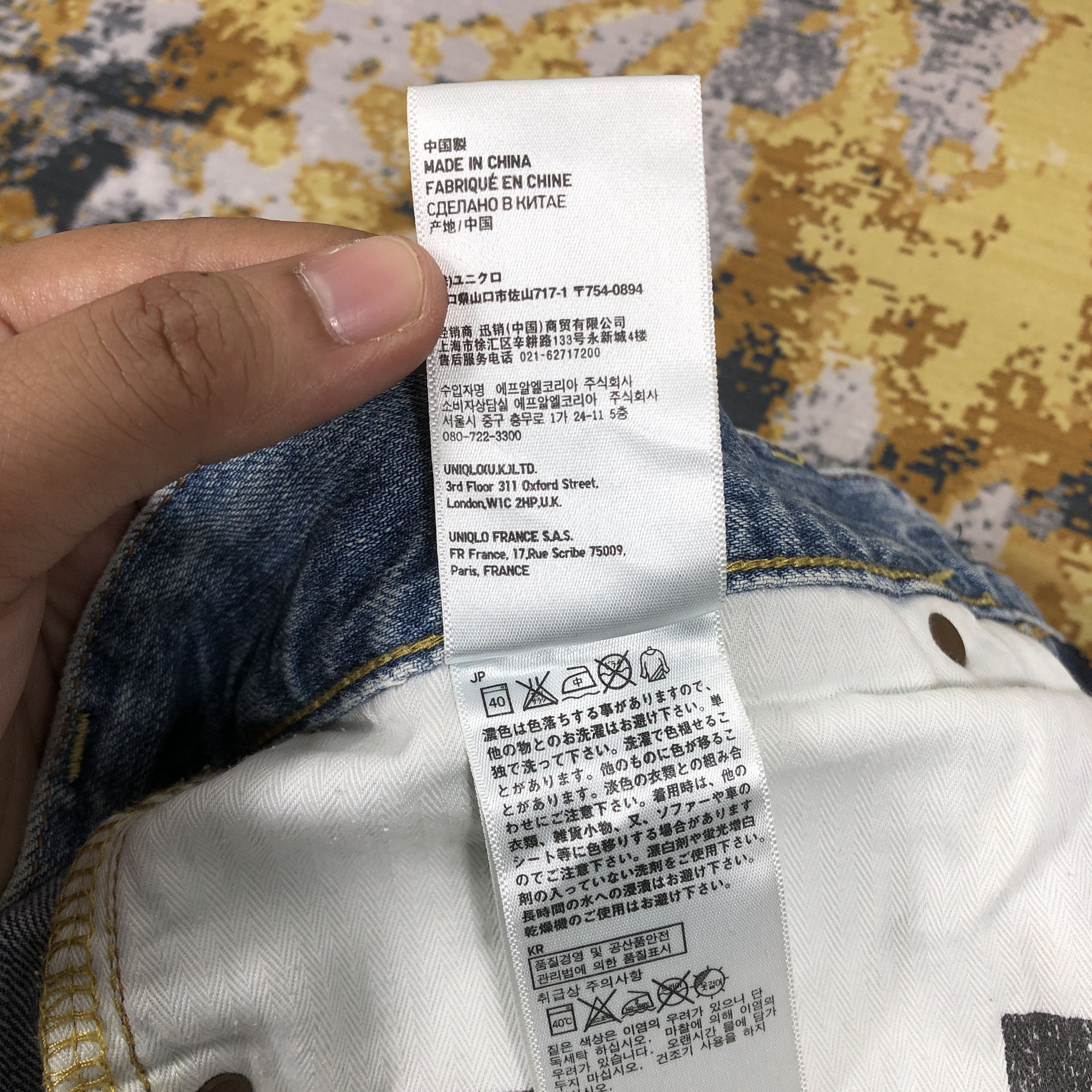 Uniqlo × Vintage Uniqlo Jeans Regular Straight Denim 35 x 33 L1288 Size US 35 - 12 Thumbnail