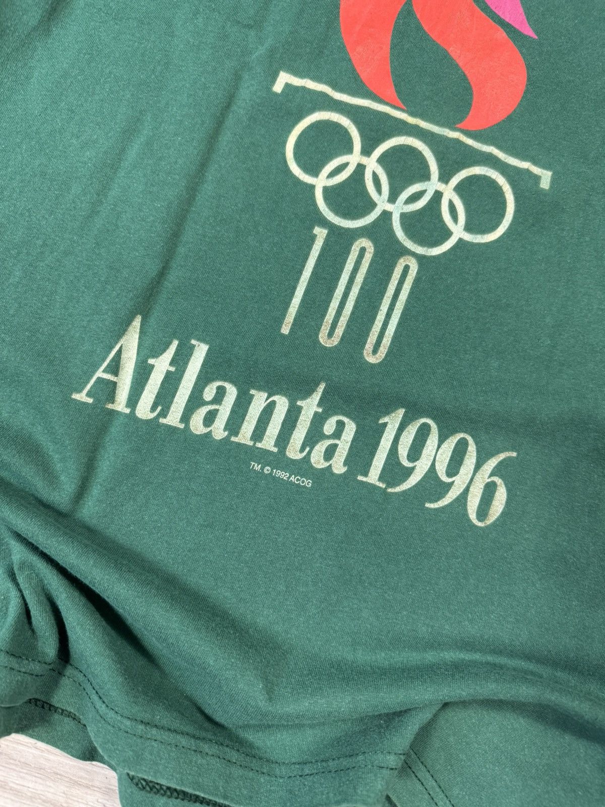 USA Olympics Vintage Atlanta Olympic 1996 T-Shirt Size US M / EU 48-50 / 2 - 2 Thumbnail