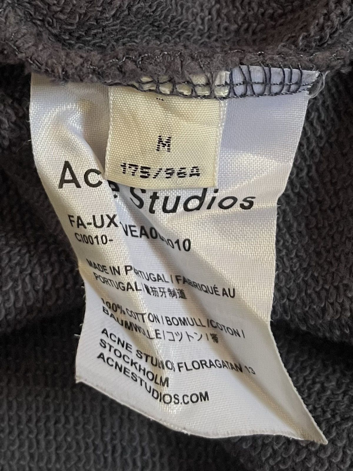 Acne Studios Acne studios face oversized washed blue sweatshirt Size US XL / EU 56 / 4 - 3 Thumbnail