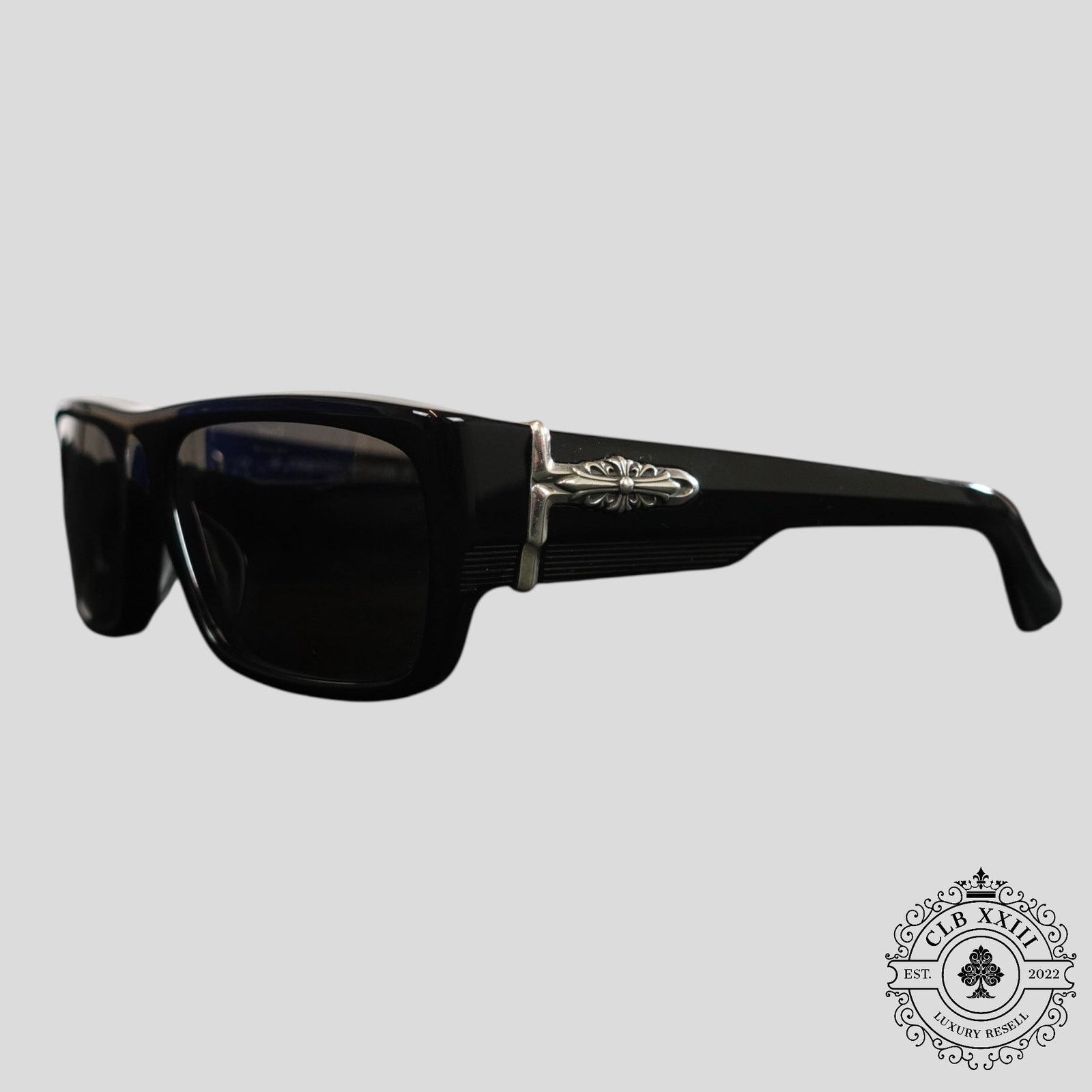 Chrome Hearts Chrome Hearts Yer Bjorn Again Sunglasses in Black Size ONE SIZE - 1 Thumbnail