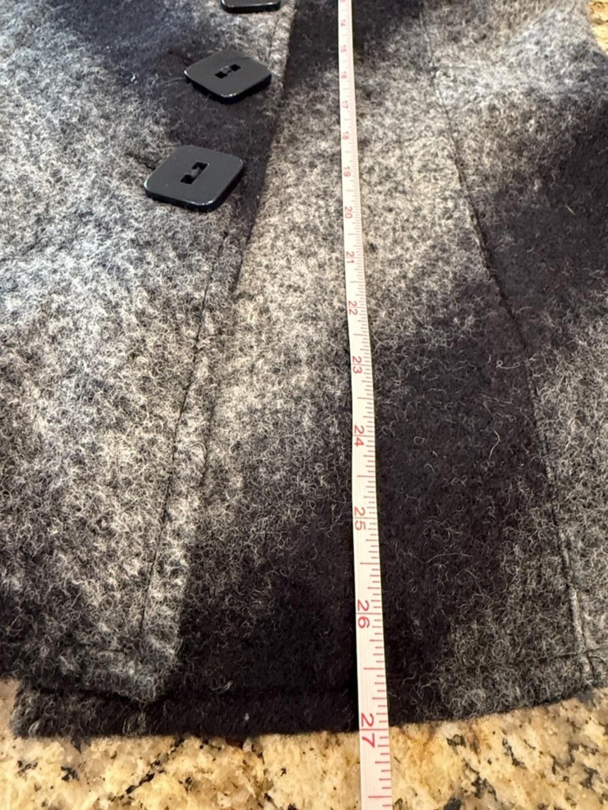 Parkhurst Parkhurst wool short sleeve striped cardigan black gray SM Size S / US 4 / IT 40 - 11 Thumbnail