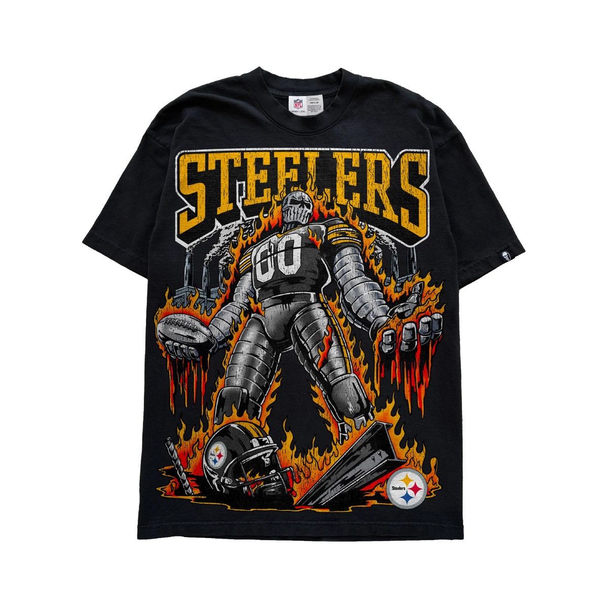 Warren Lotas X Pittsburgh Steelers Tee Shirt - XL