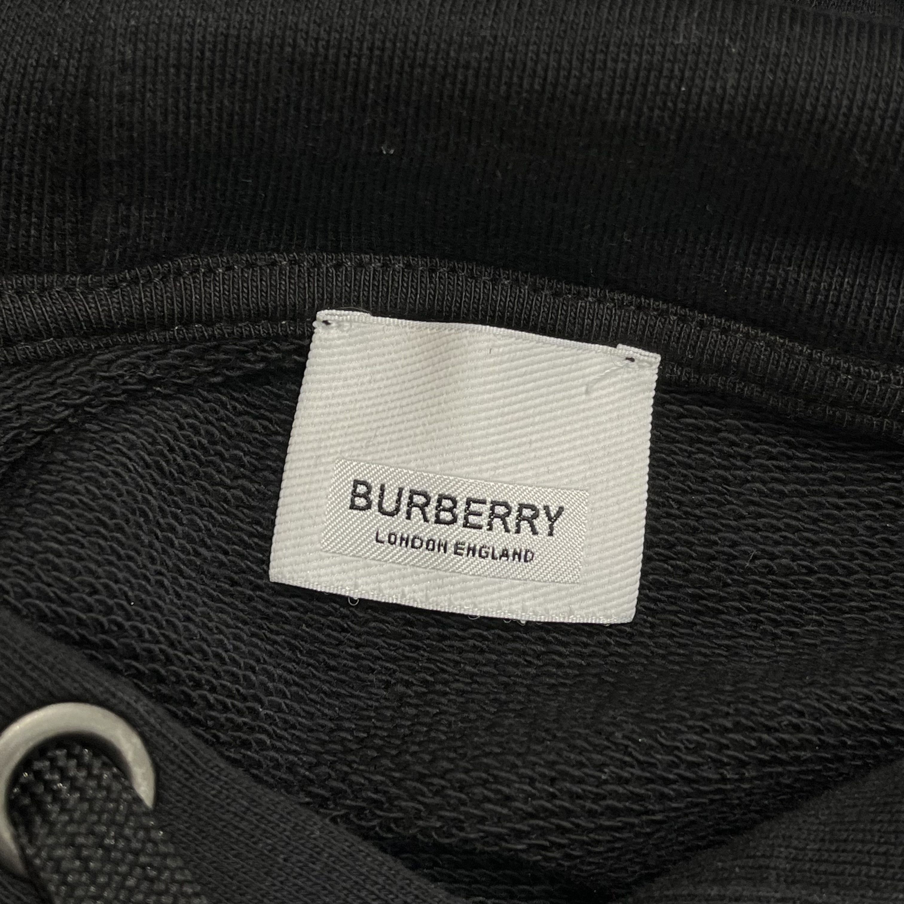 Burberry Burberry Logo Hoodie Black Size US M / EU 48-50 / 2 - 4 Thumbnail