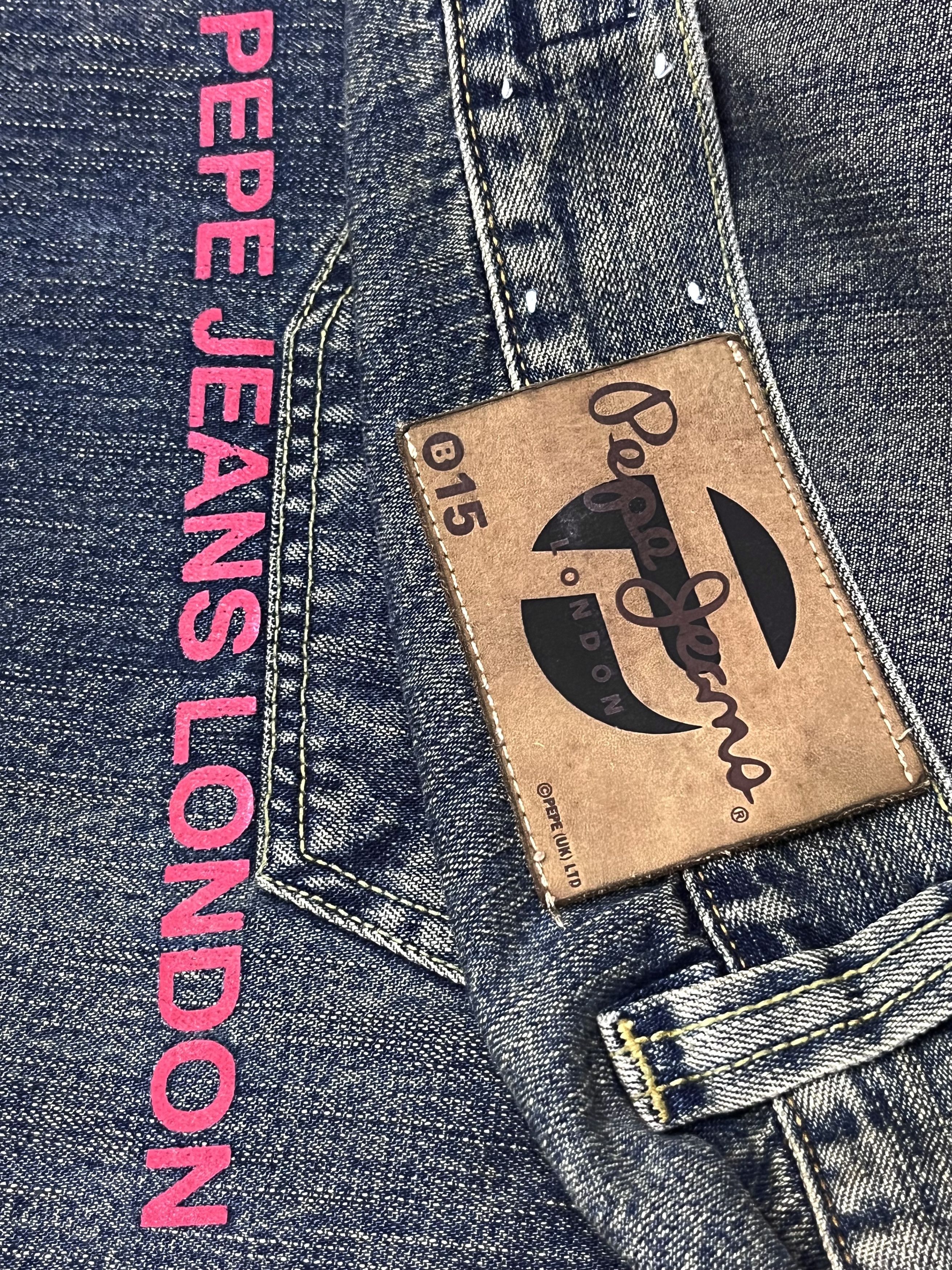 Pepe Jeans SIZE 48” BIG SIZE ULTRA RARE💥Vtg PEPE JEANS Patchwork Denim Size US 44 / EU 60 - 14 Thumbnail