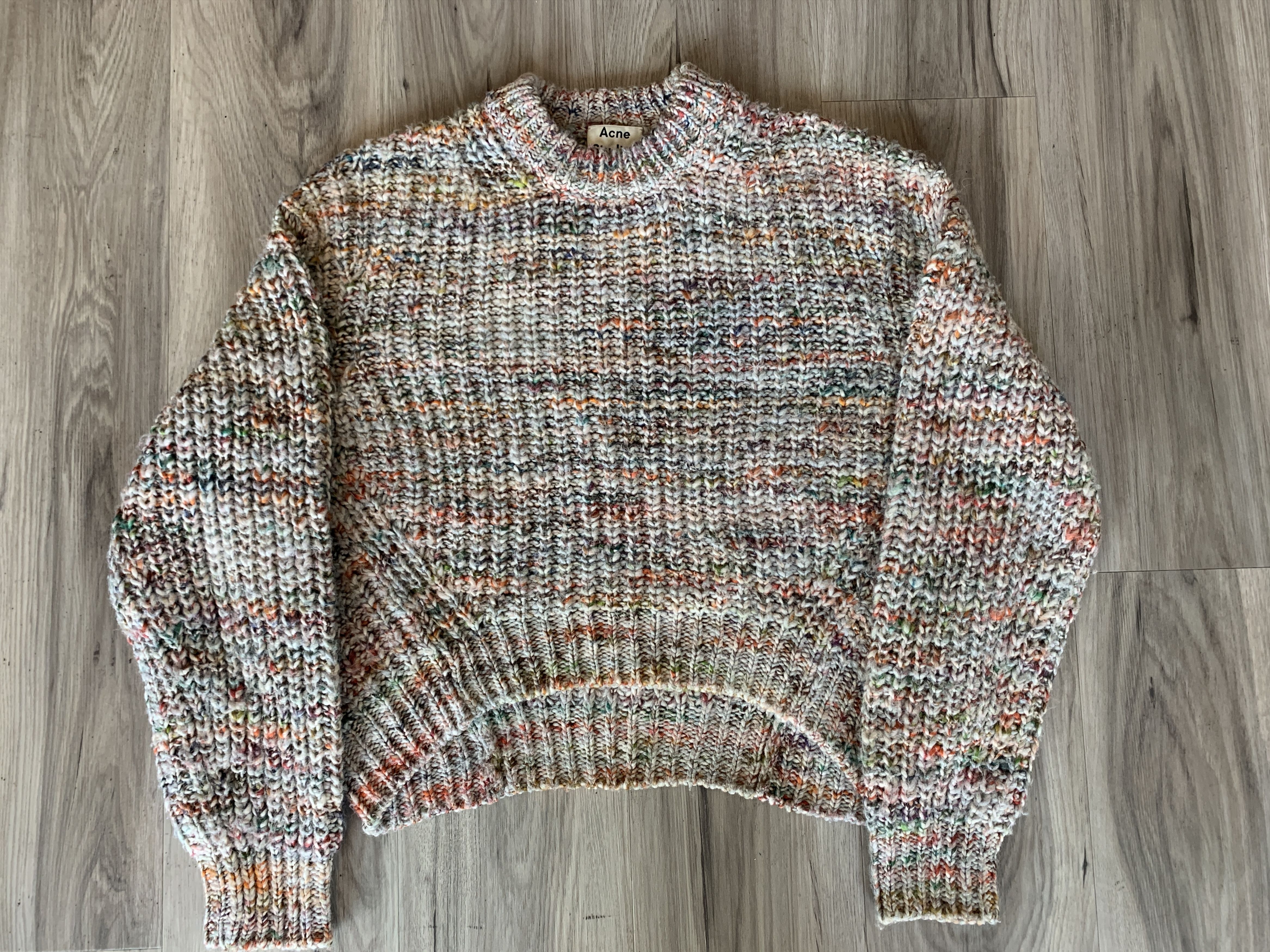 Acne Studios Zora Multicolor Knit Sweater PSS18 Size US S / EU 44-46 / 1 - 1 Thumbnail