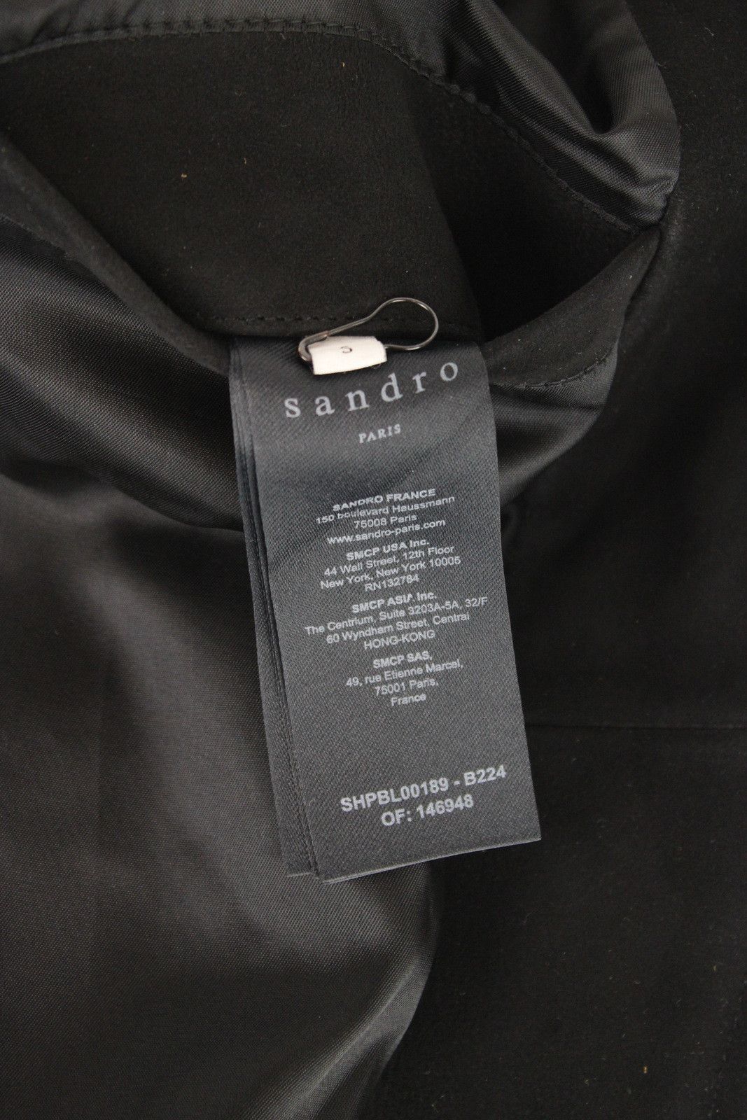 Sandro SANDRO Monaco Jacket Mens SMALL Suede Leather Bomber Size US S / EU 44-46 / 1 - 8 Thumbnail