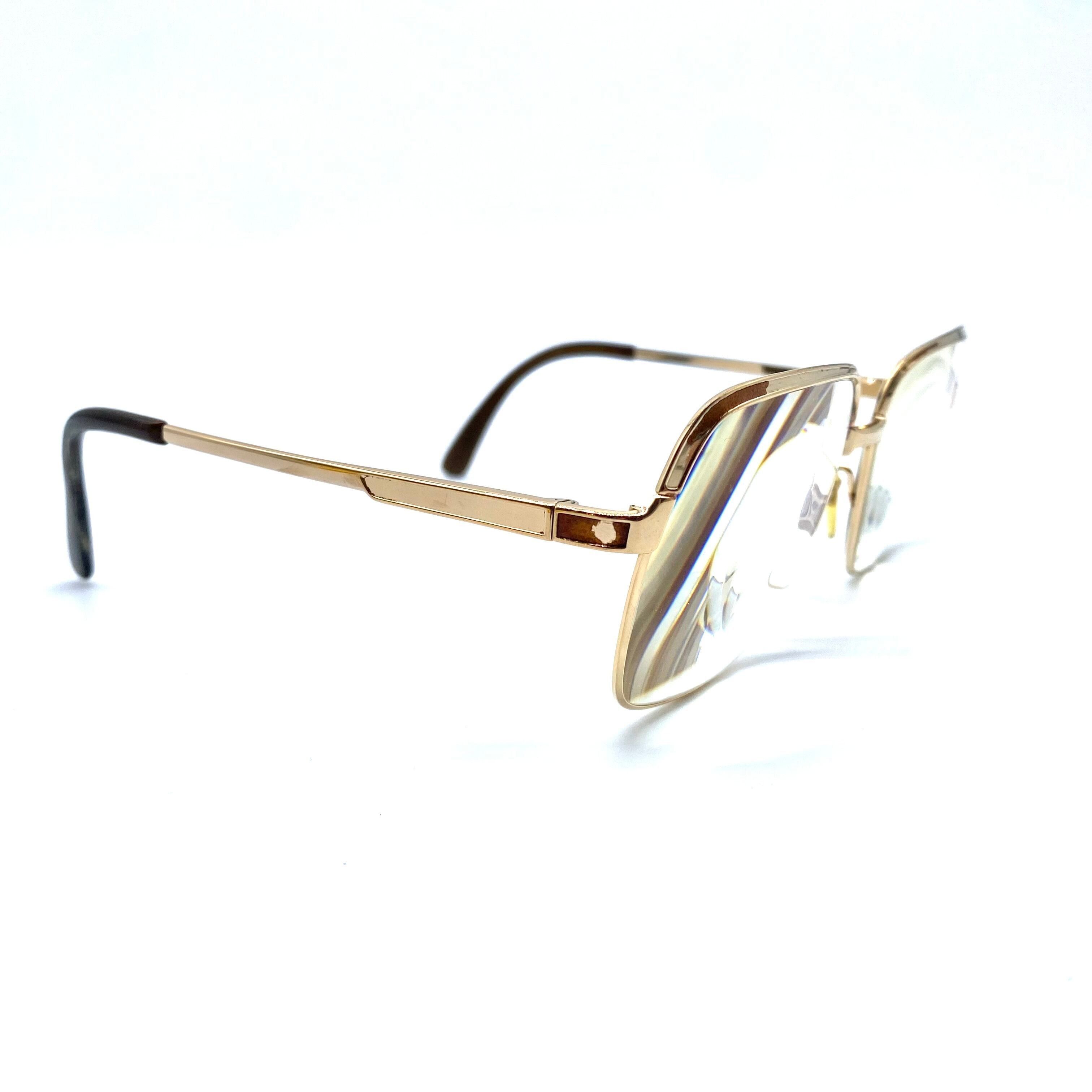 Vintage Vintage RODENSTOCK Prescription Glasses Gold RODAFLEX Size ONE SIZE - 3 Thumbnail