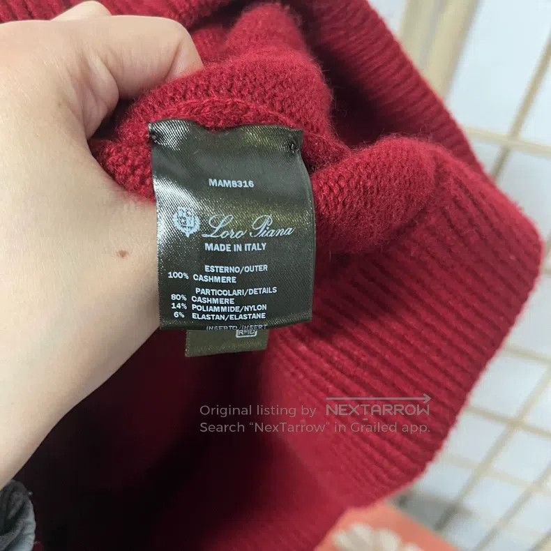 Loro Piana Loro Piana Red cardigan, 100% cashmere Size S / US 4 / IT 40 - 4 Thumbnail