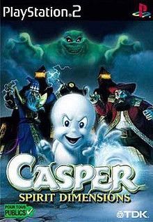 Vintage Casper Spirit Dimensions 2001 Vintage PS2 Video Game Logo T Size US M / EU 48-50 / 2 - 6 Thumbnail