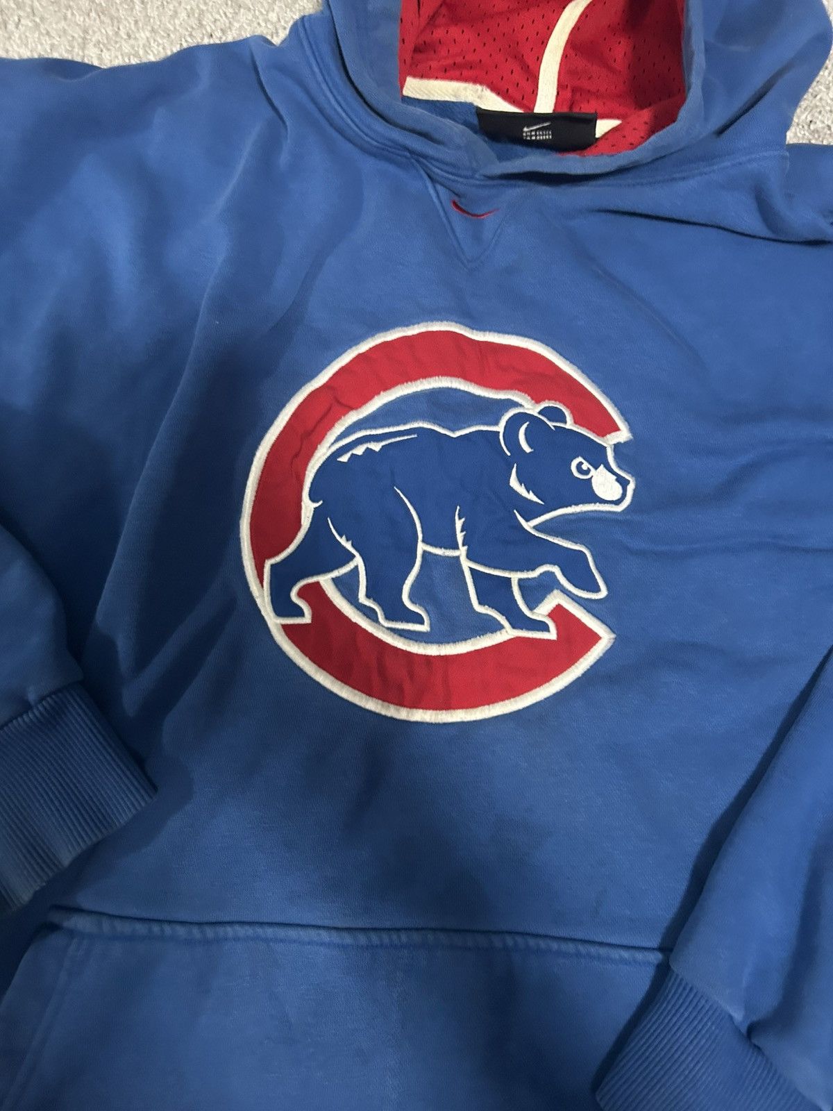 Nike Vintage Chicago cubs Nike team hoodie Size US XXL / EU 58 / 5 - 2 Thumbnail