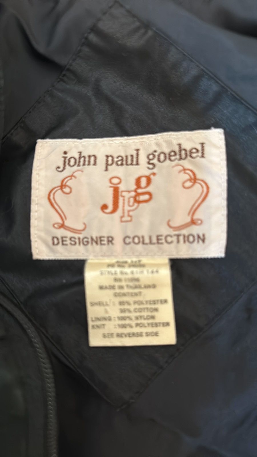 Vintage Vintage 80’s John Paul Goebel Jacket. Black. XL Size US XL / EU 56 / 4 - 2 Thumbnail