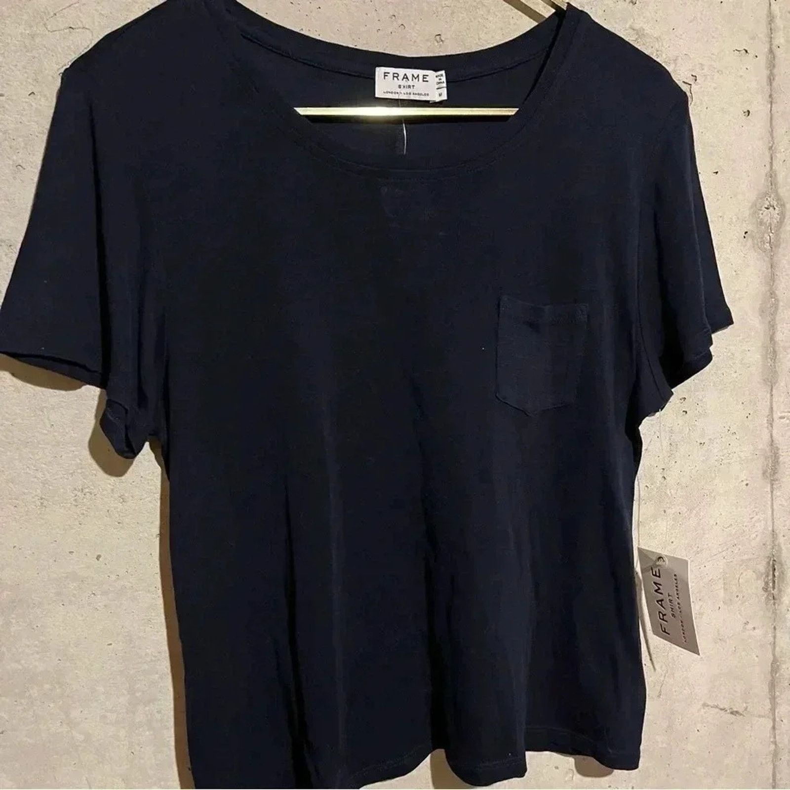 Frame Frame NWT Navy Blue Short Sleeve Oversized T-Shirt Size M Size M / US 6-8 / IT 42-44 - 5 Thumbnail