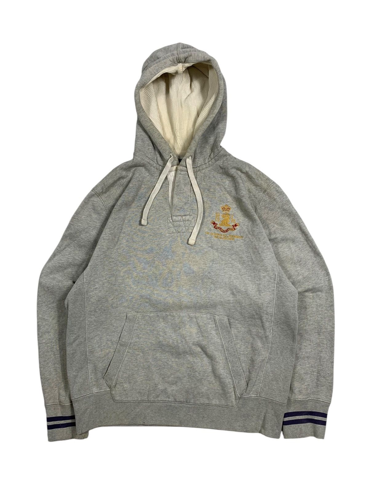 Polo Ralph Lauren Vintage Polo Ralph Lauren Box fit Logo striped y2k hoodie Size US M / EU 48-50 / 2 - 1 Thumbnail