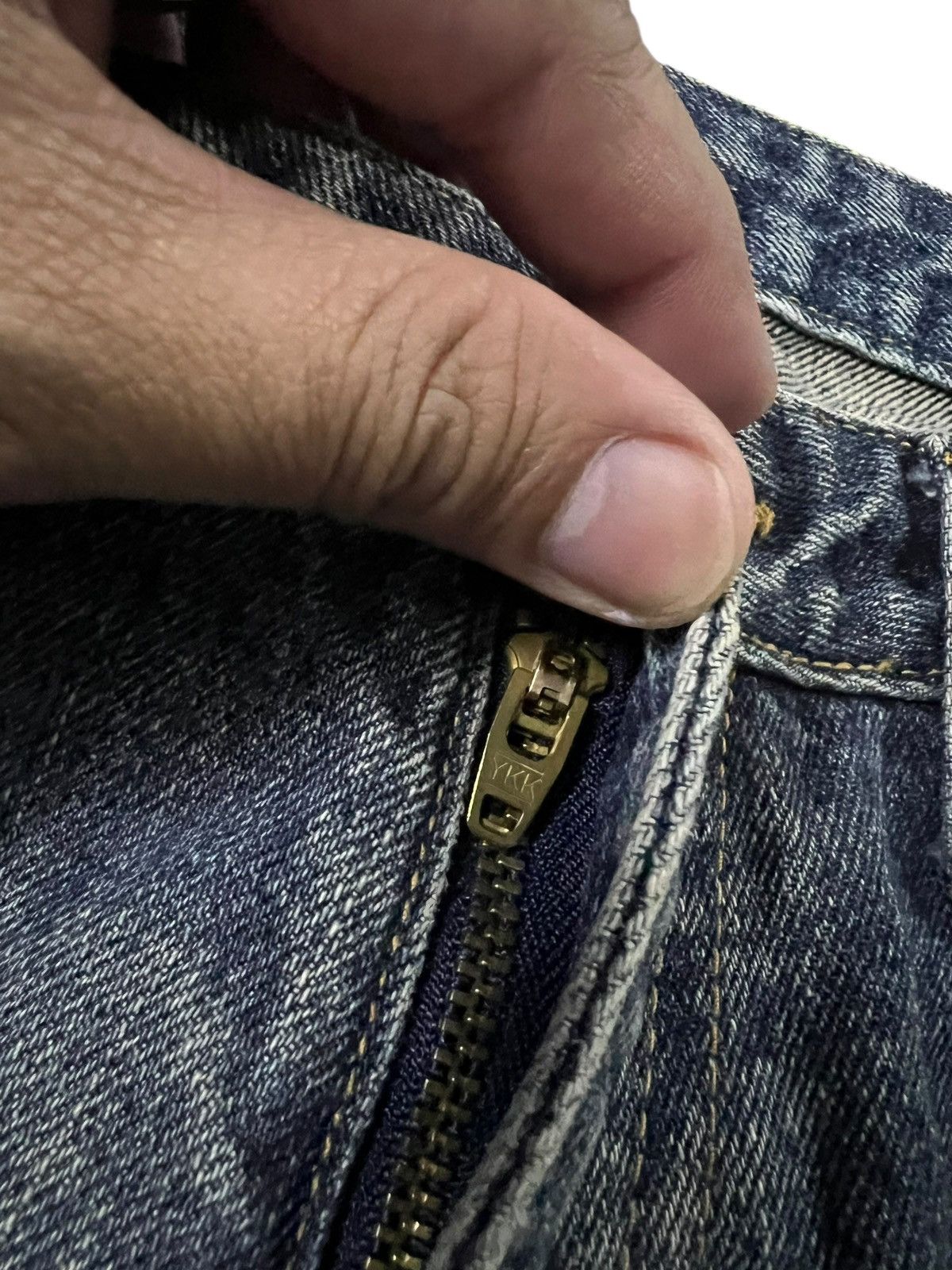 If Six Was Nine Material Girl Flare Distress Low Rise Bootcut Jean Size US 31 - 9 Thumbnail