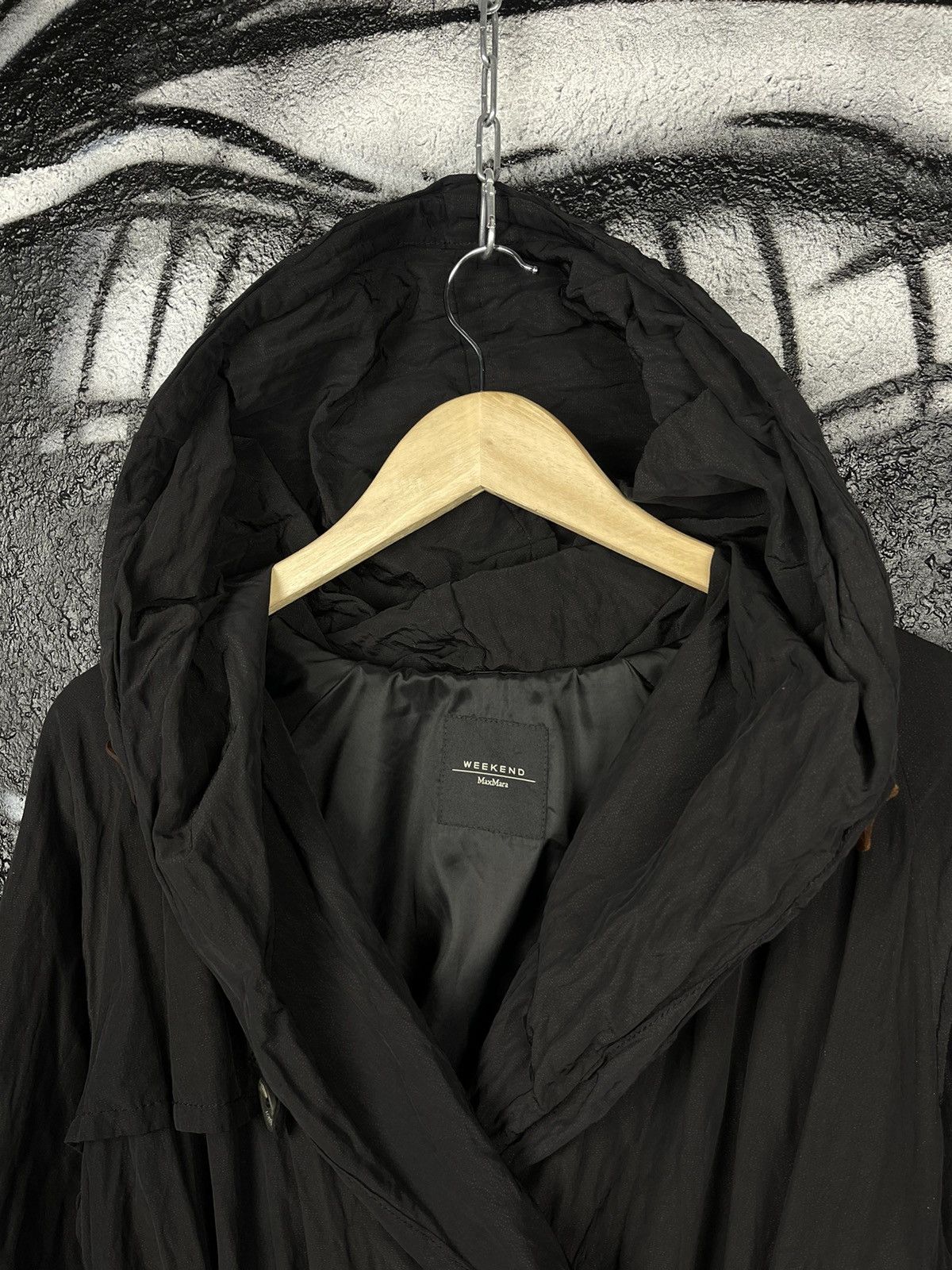 Weekend Max Mara Weekend x Max Mara Lightweight Hooded Coat Metal Jacket Size S / US 4 / IT 40 - 5 Thumbnail