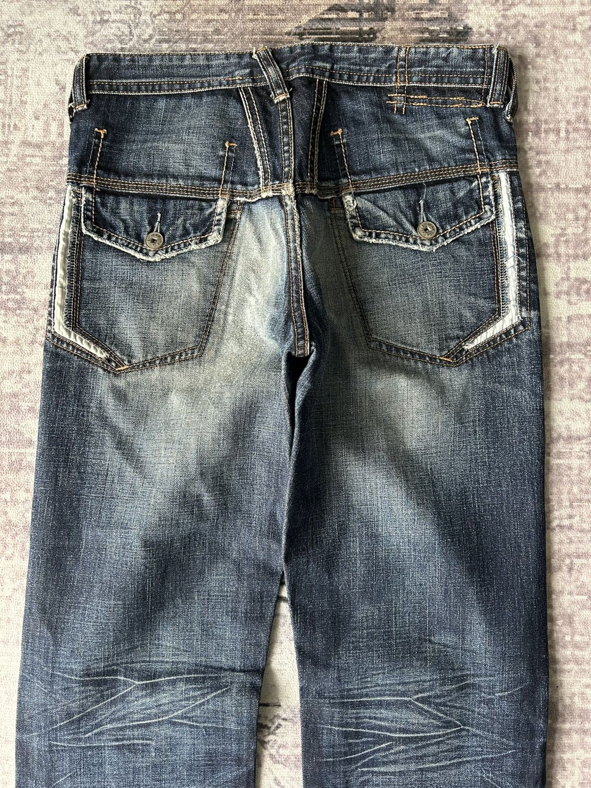 Marithe + Francois Girbaud MFG Y2K Mudwash Jeans Size US 30 / EU 46 - 6 Thumbnail