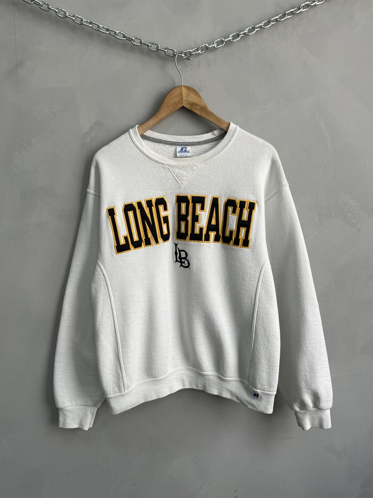 Russell Athletic Russel Atlethic Baggy Sweatshirt Long Beach Logo Uni Style Size US M / EU 48-50 / 2 - 1 Thumbnail