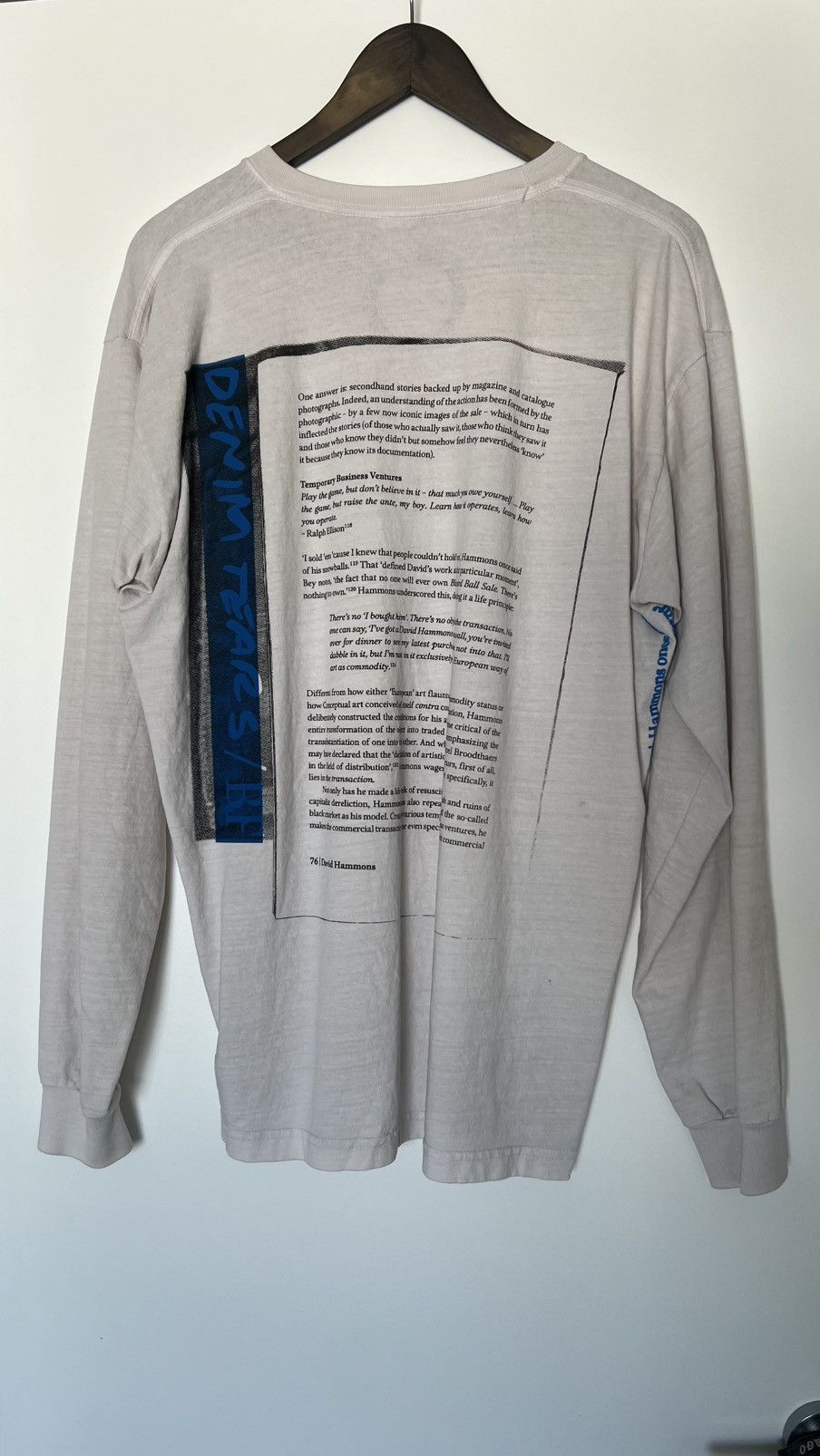 DENIM TEARS Denim Tears x Brendan Fowler Slam Jam David Hammons Tee Size US L / EU 52-54 / 3 - 2 Thumbnail