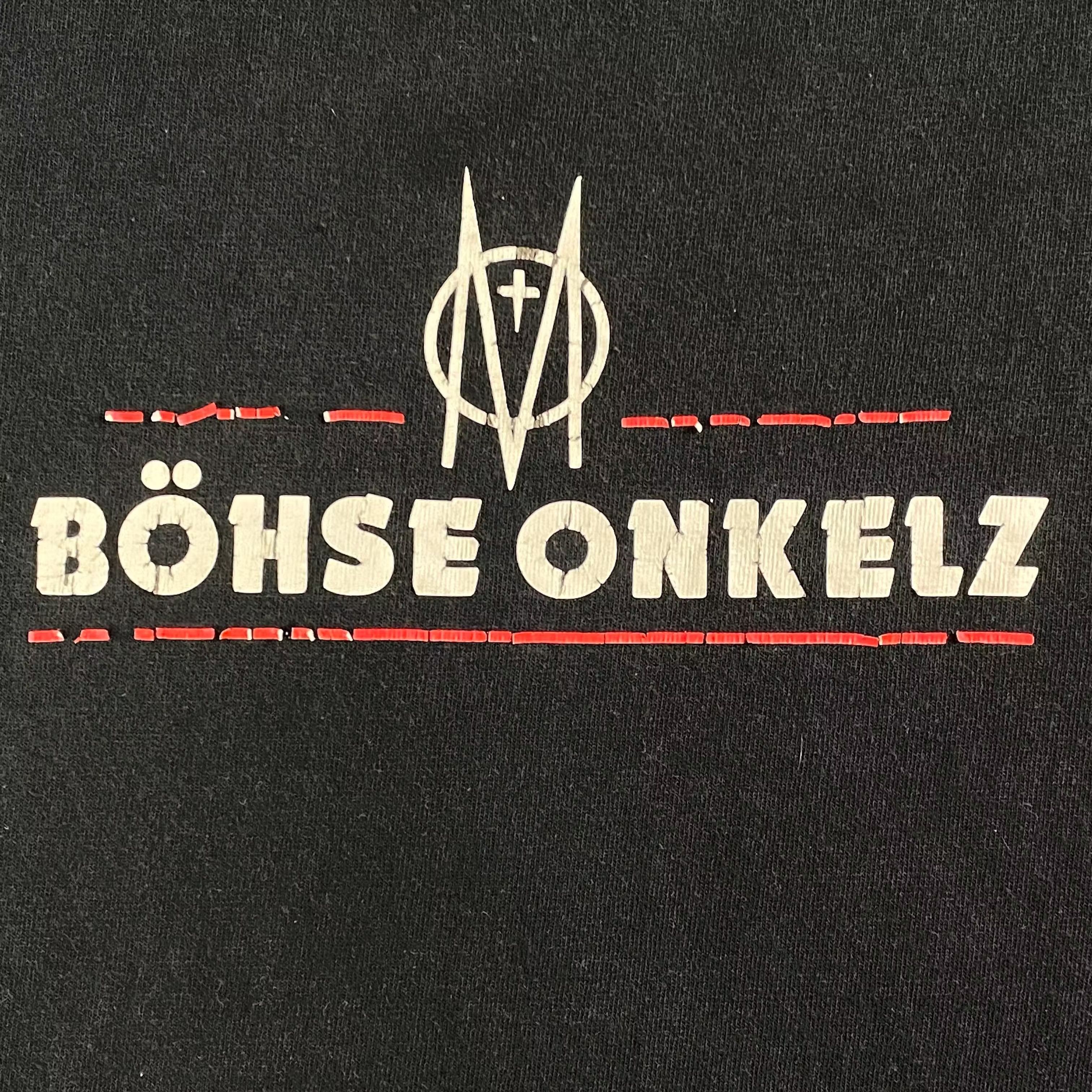 Band Tees Mens Vintage T Shirt Bohse Onkelz Size L Size US L / EU 52-54 / 3 - 5 Thumbnail