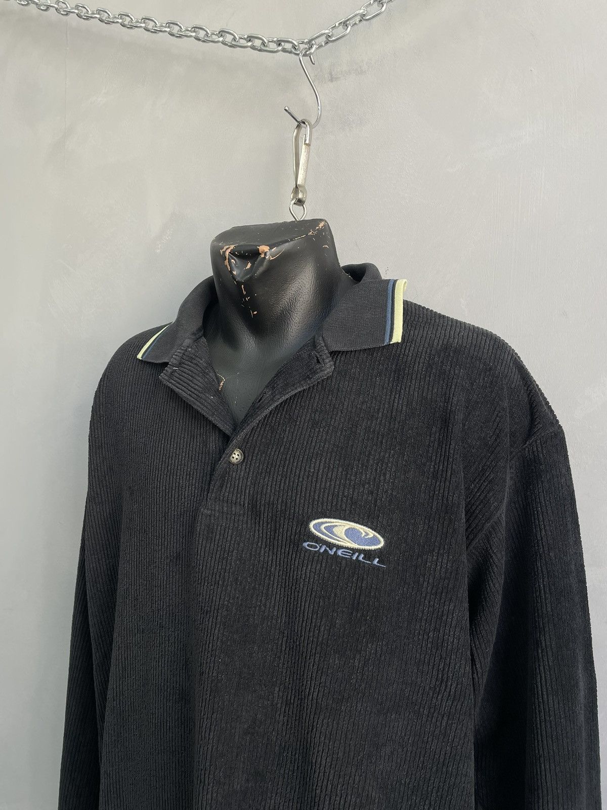 O'Neill O’Neill Black velvet y2k Pullover Sweatshirt longsleeve Size US L / EU 52-54 / 3 - 2 Thumbnail