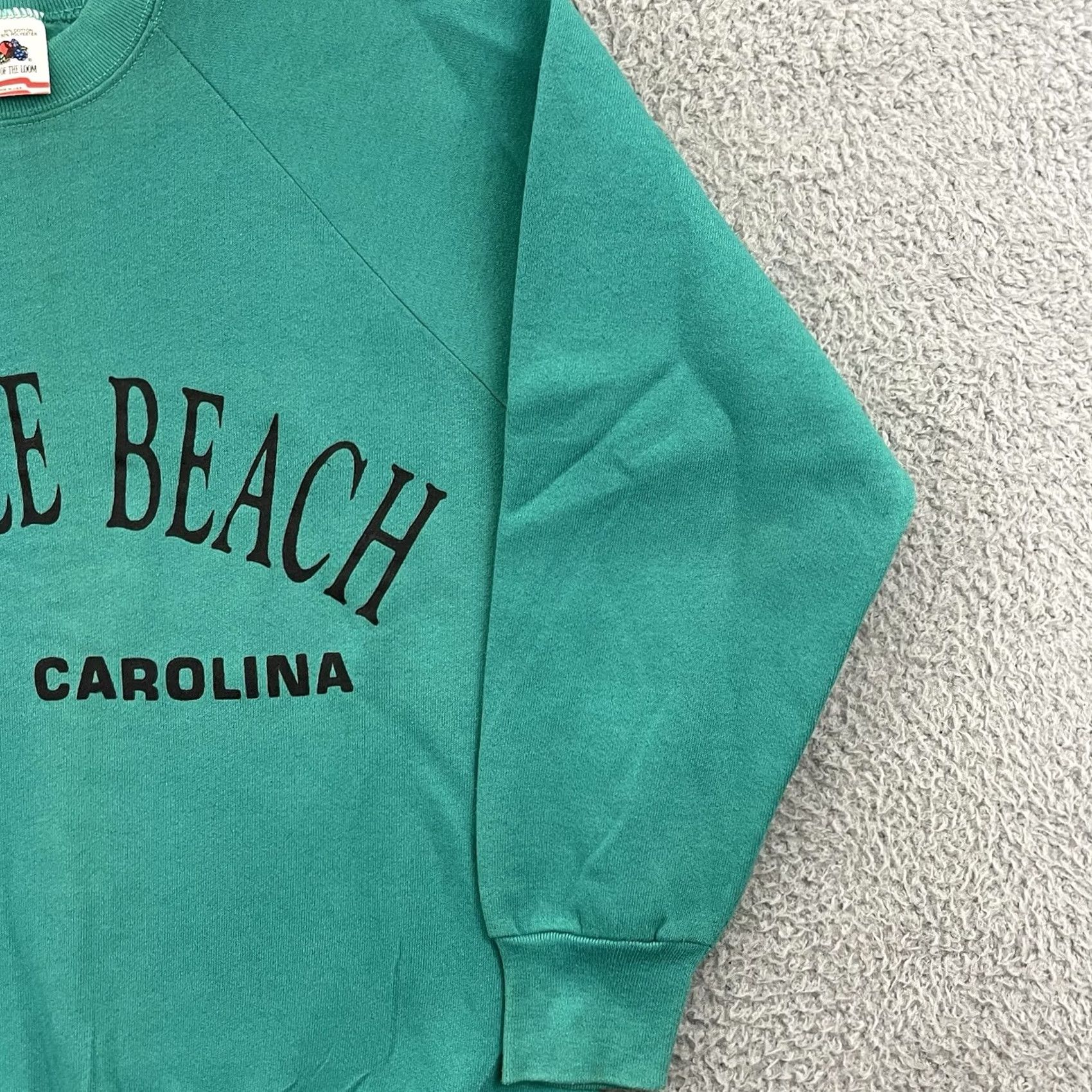Fruit Of The Loom VINTAGE Myrtle Beach Sweatshirt Adult Medium 80s Travel Nature Outdoor Pullover Size US M / EU 48-50 / 2 - 5 Thumbnail
