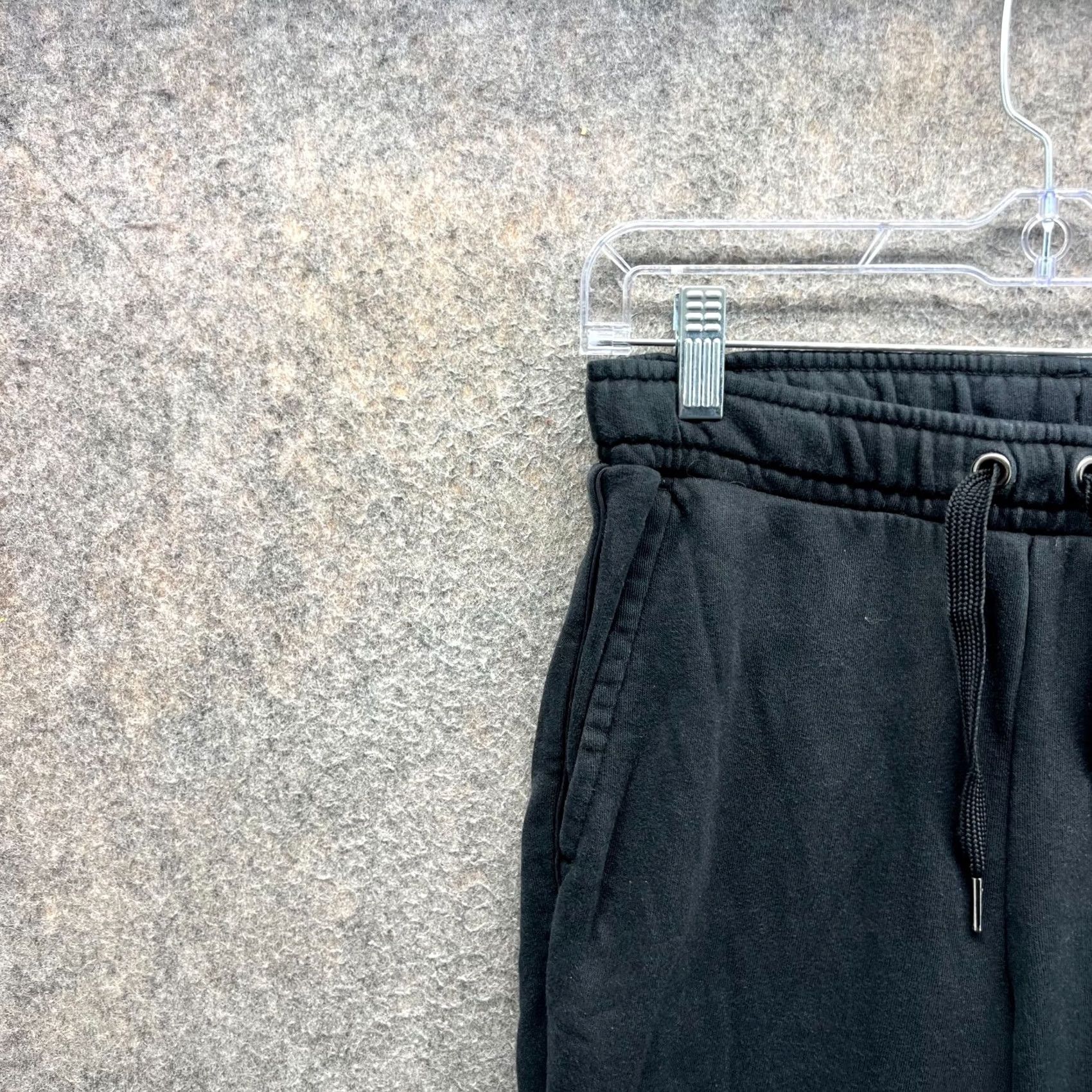 Puma PUMA Sweatpants Mens Medium Black Fleece Joggers Drawstring Cuffed Logo Athletic Pants Size US 31 - 7 Thumbnail