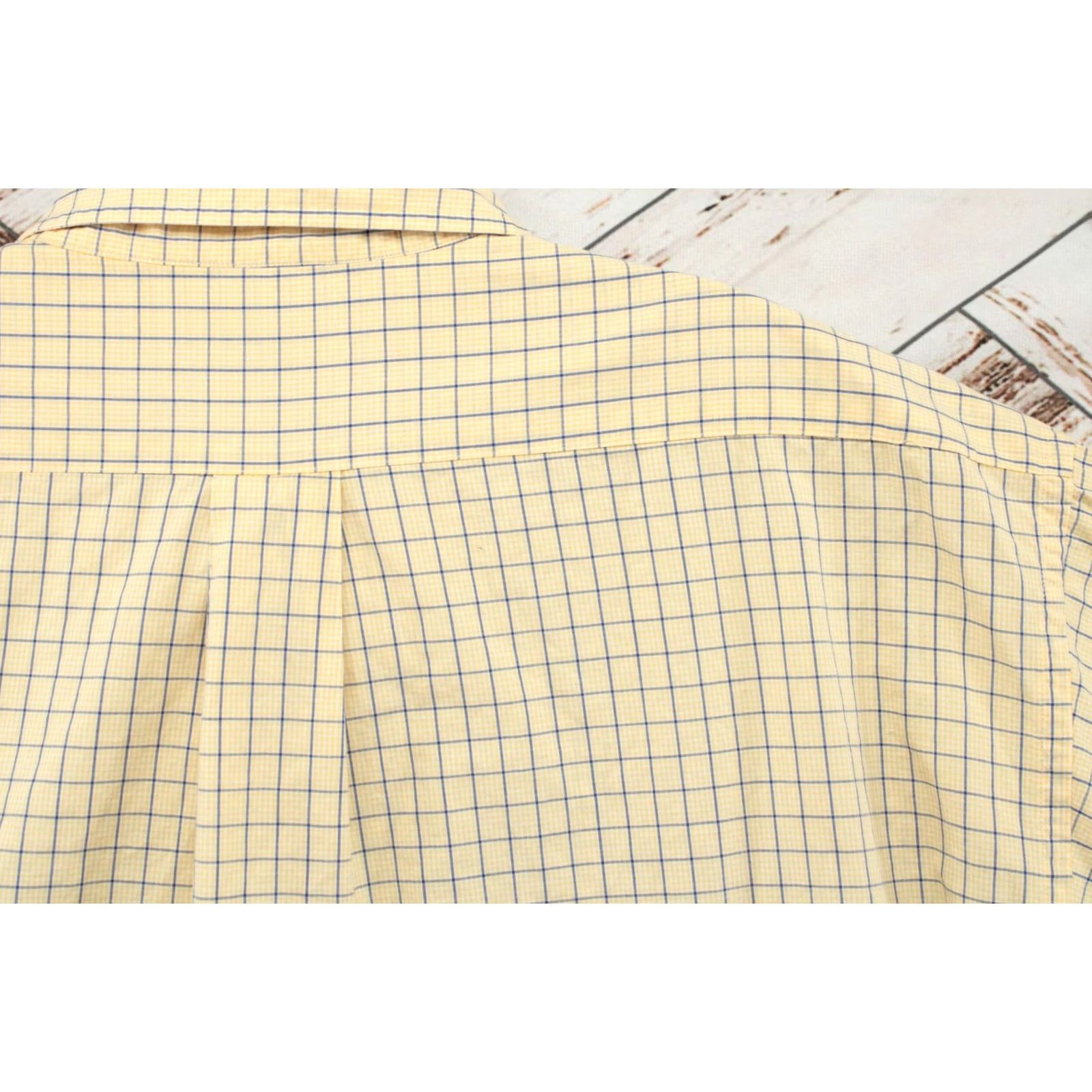 Brooks Brothers Brooks Brothers 346 Shirt Mens 17.5 Yellow Black Check Button-Down Long Sleeve Shirts Mens Yellow Black Check 346 17.5 Button-Down Vintage N/A Size US XXL / EU 58 / 5 - 6 Thumbnail