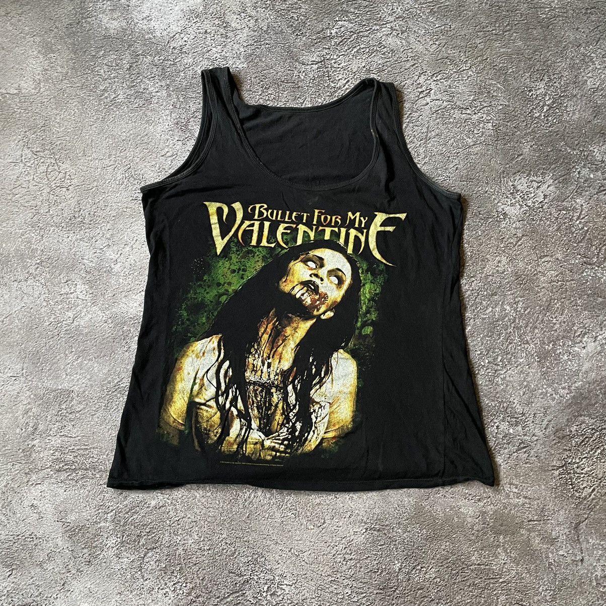 Vintage Vintage Y2K Bullet for My Valentine Band Tee Graphic Dark M Size US M / EU 48-50 / 2 - 2 Thumbnail