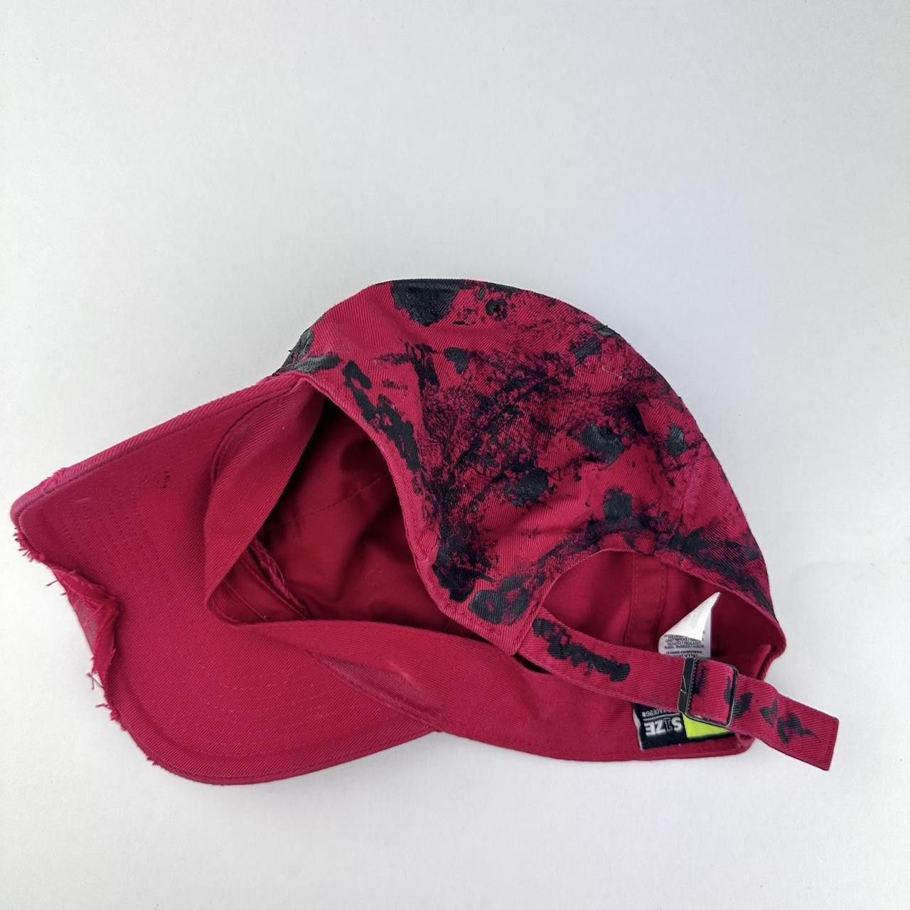 Nike ASTROBOI* X Nike 'Comet' Red/Black Painted Distressed Hat Size ONE SIZE - 6 Thumbnail