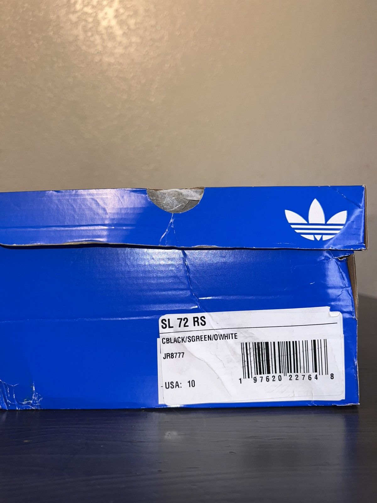 Adidas Adidas SL72 RS Black Solar Green Size 10 Size US 10 / EU 43 - 15 Thumbnail