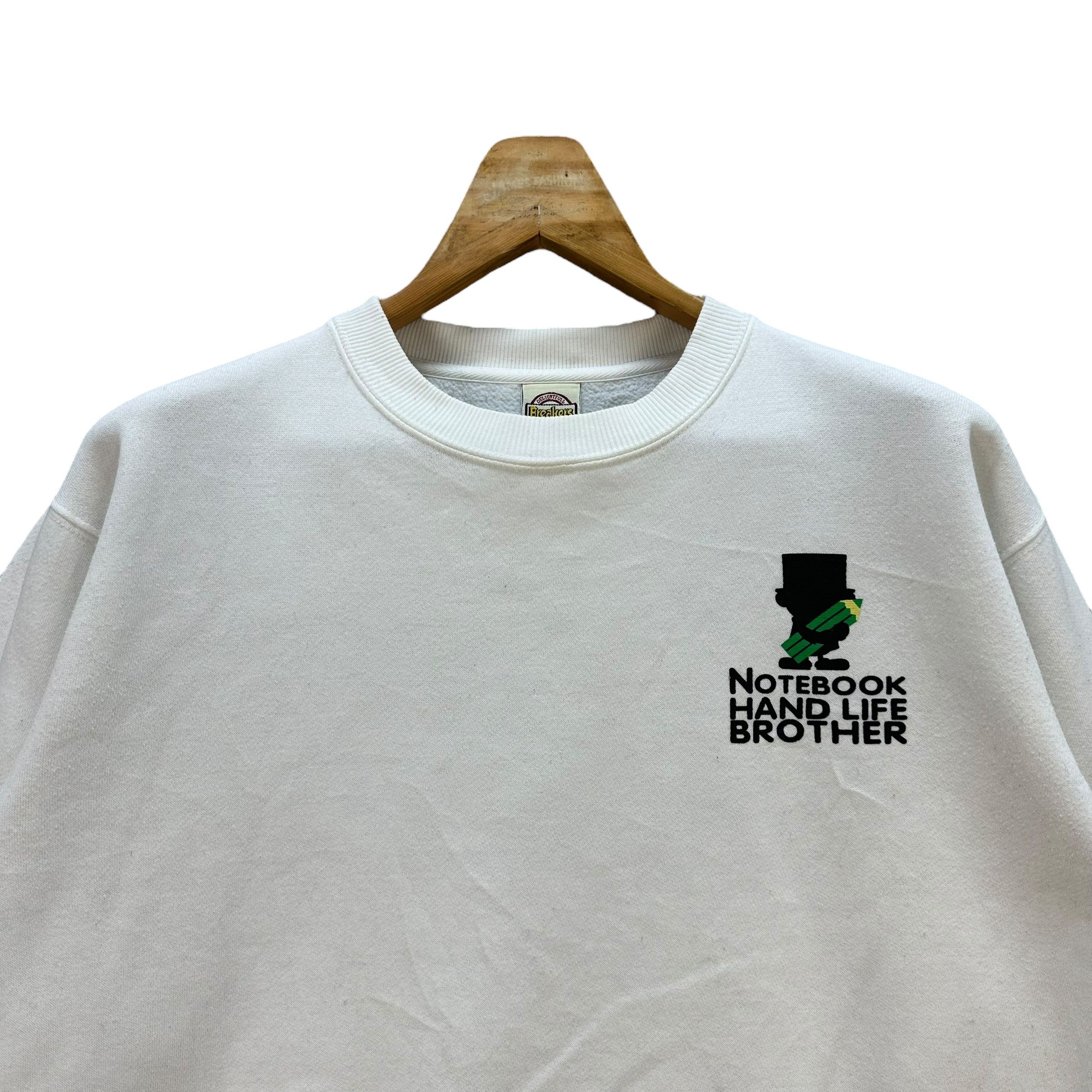 Vintage Breakers Notebook Hand Life Brother Sweatshirts #A2-0040 Size US M / EU 48-50 / 2 - 4 Thumbnail