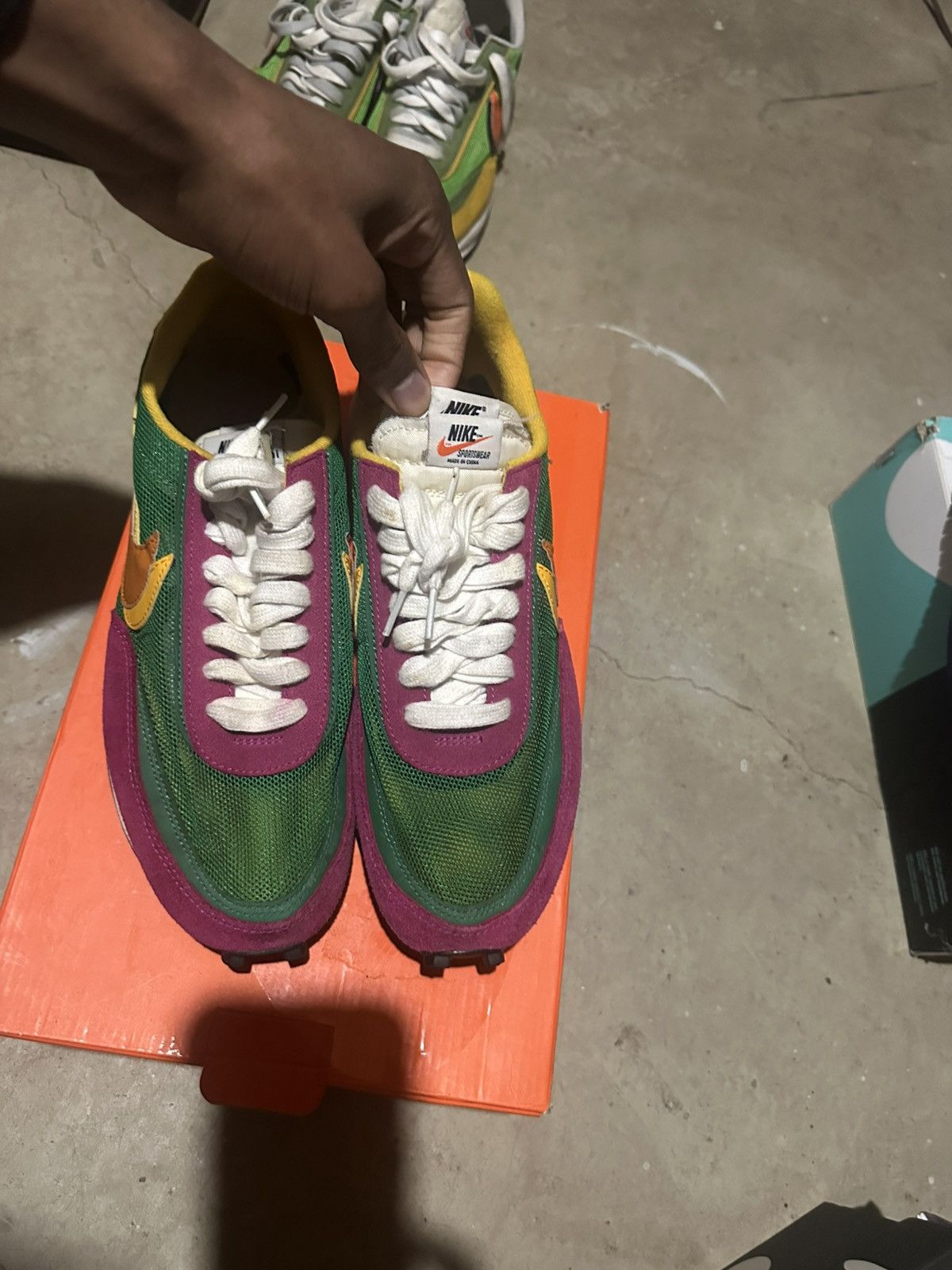 Nike × Sacai Nike x Sacai LD Waffle Pine Green Size US 11 / EU 44 - 8 Thumbnail