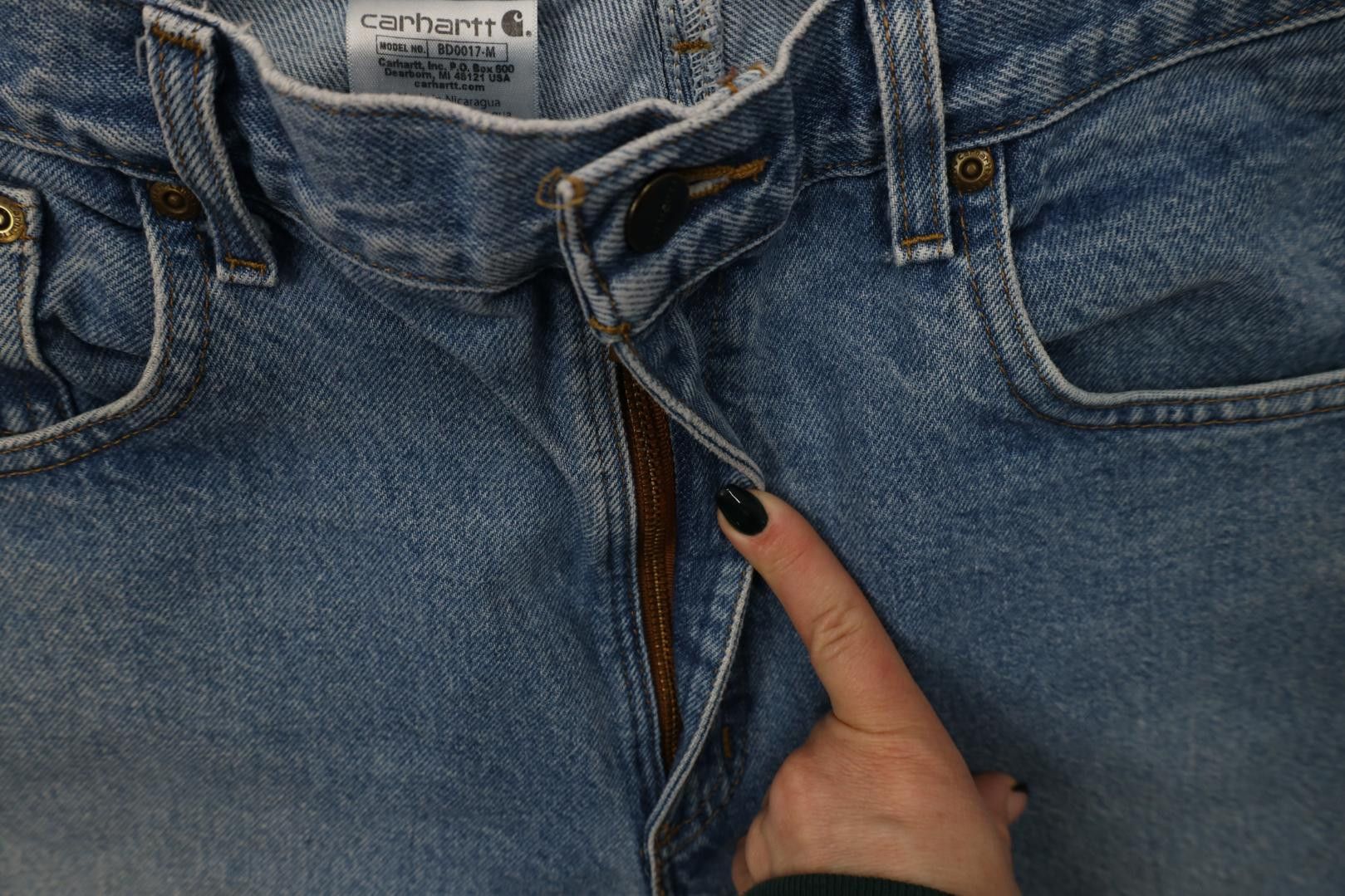Carhartt Vintage Y2K Carhartt Relaxed Fit Tapered Leg Jeans Blue Size US 36 / EU 52 - 8 Thumbnail
