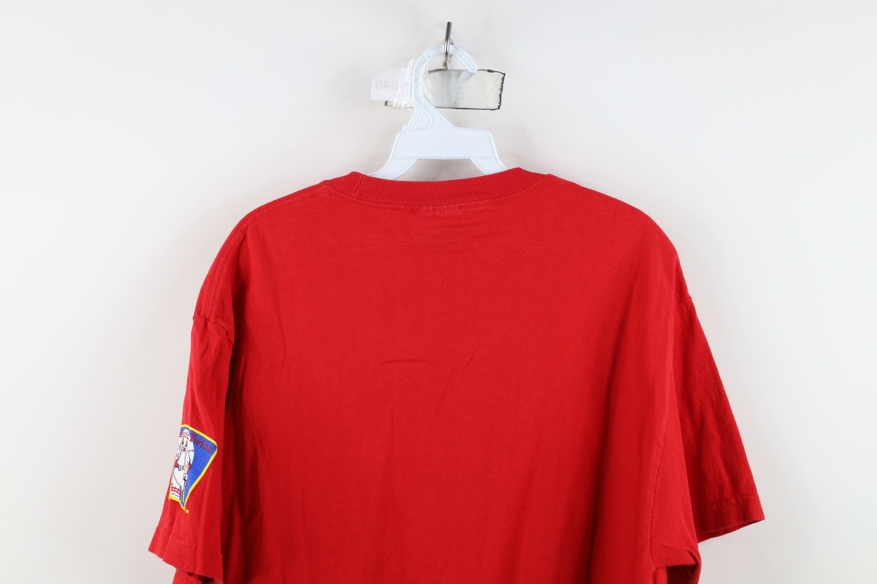 Nike Vintage Nike Swoosh Minnesota Twins Baseball T-Shirt Red Size US M / EU 48-50 / 2 - 14 Thumbnail