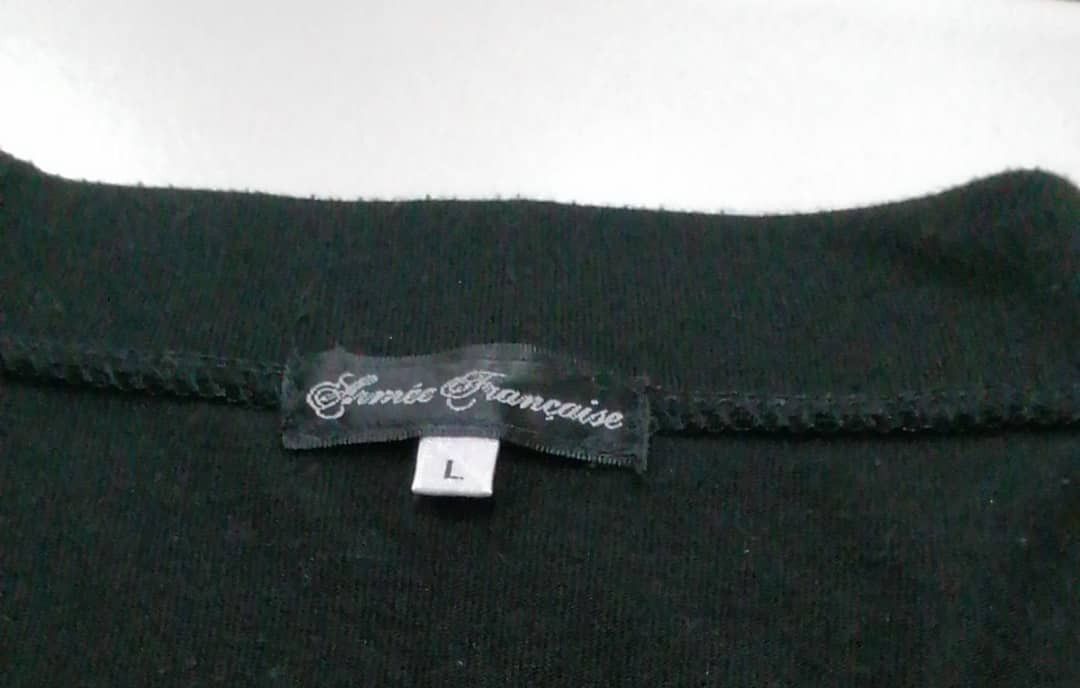 Japanese Brand Vintage armer francies black button up cardigen style Size US L / EU 52-54 / 3 - 1 Thumbnail