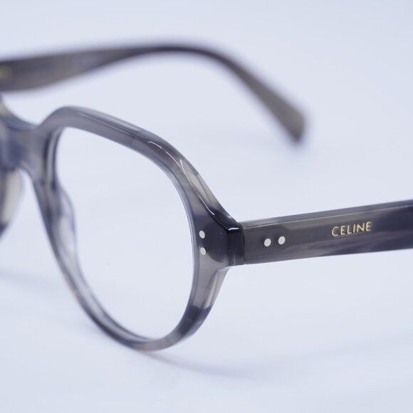 Celine Celine CL50145I 005 Eyeglasses Crystal Black and Grey 52mm Size ONE SIZE - 8 Thumbnail