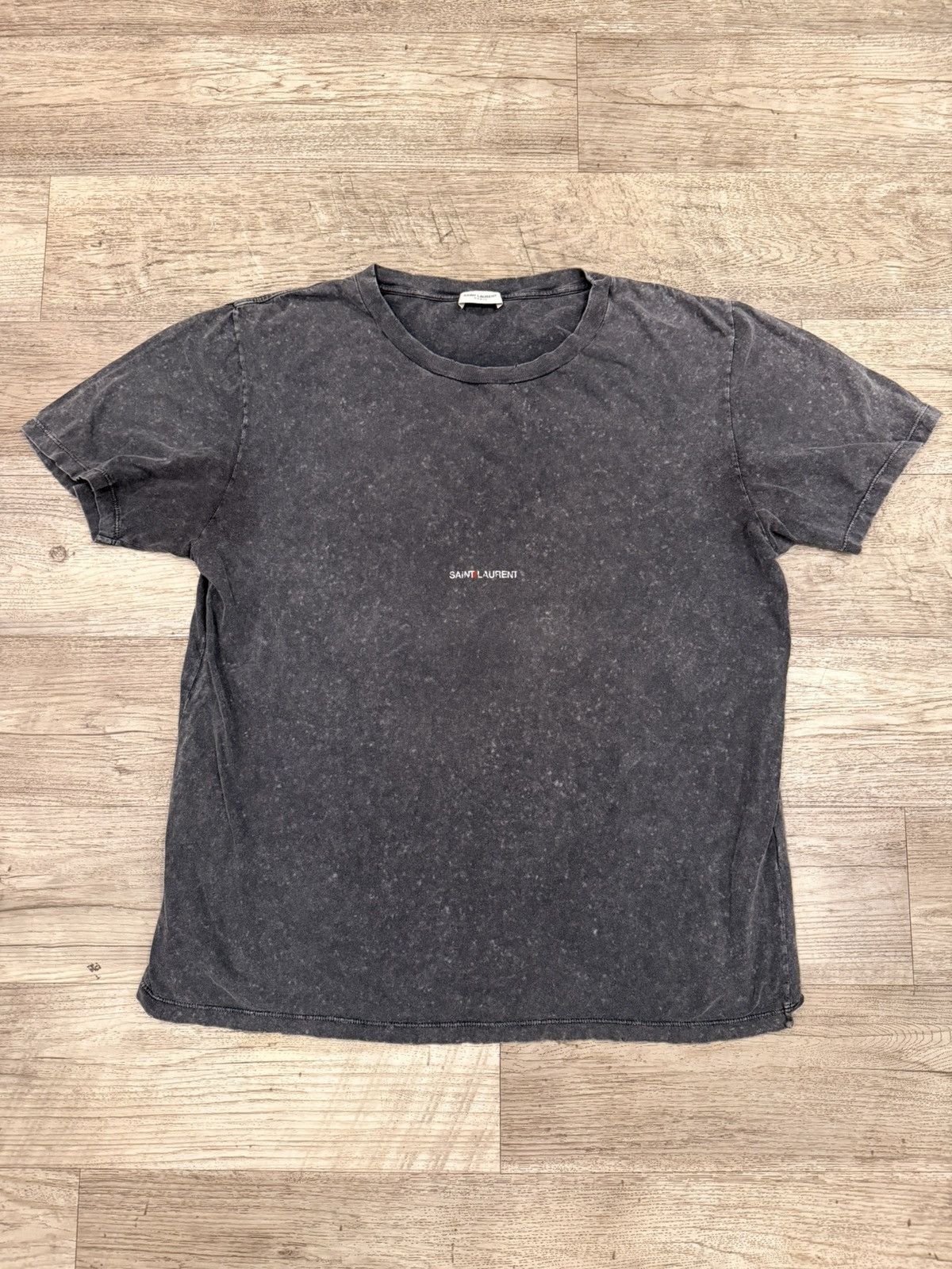 Saint Laurent Paris Hedi era SLP Acid Wash T shirt Size US XL / EU 56 / 4 - 1 Thumbnail